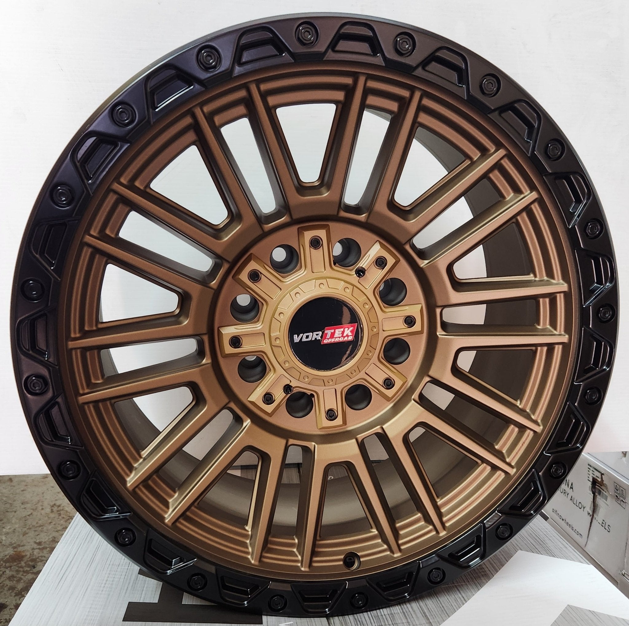 WORTEK VRT - 604 20X9.5 8X165 8X170 MATT BRONZE BLK BEAD RING - Gun Hill Tire House (WTW - WHOLESALE TIRES & WHEELS)