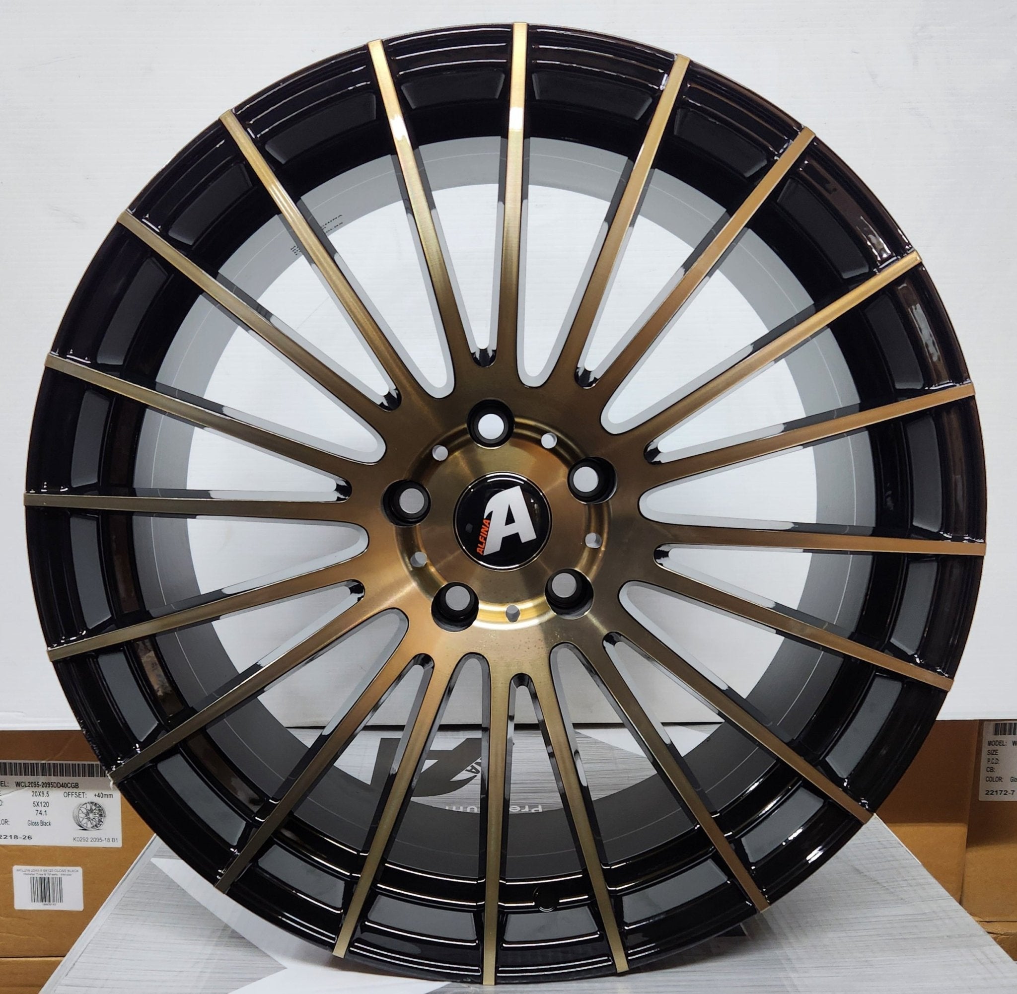 ALFINA AF305 20X8.5 5X120 GSMBT - Gun Hill Tire House (WTW - WHOLESALE TIRES & WHEELS)