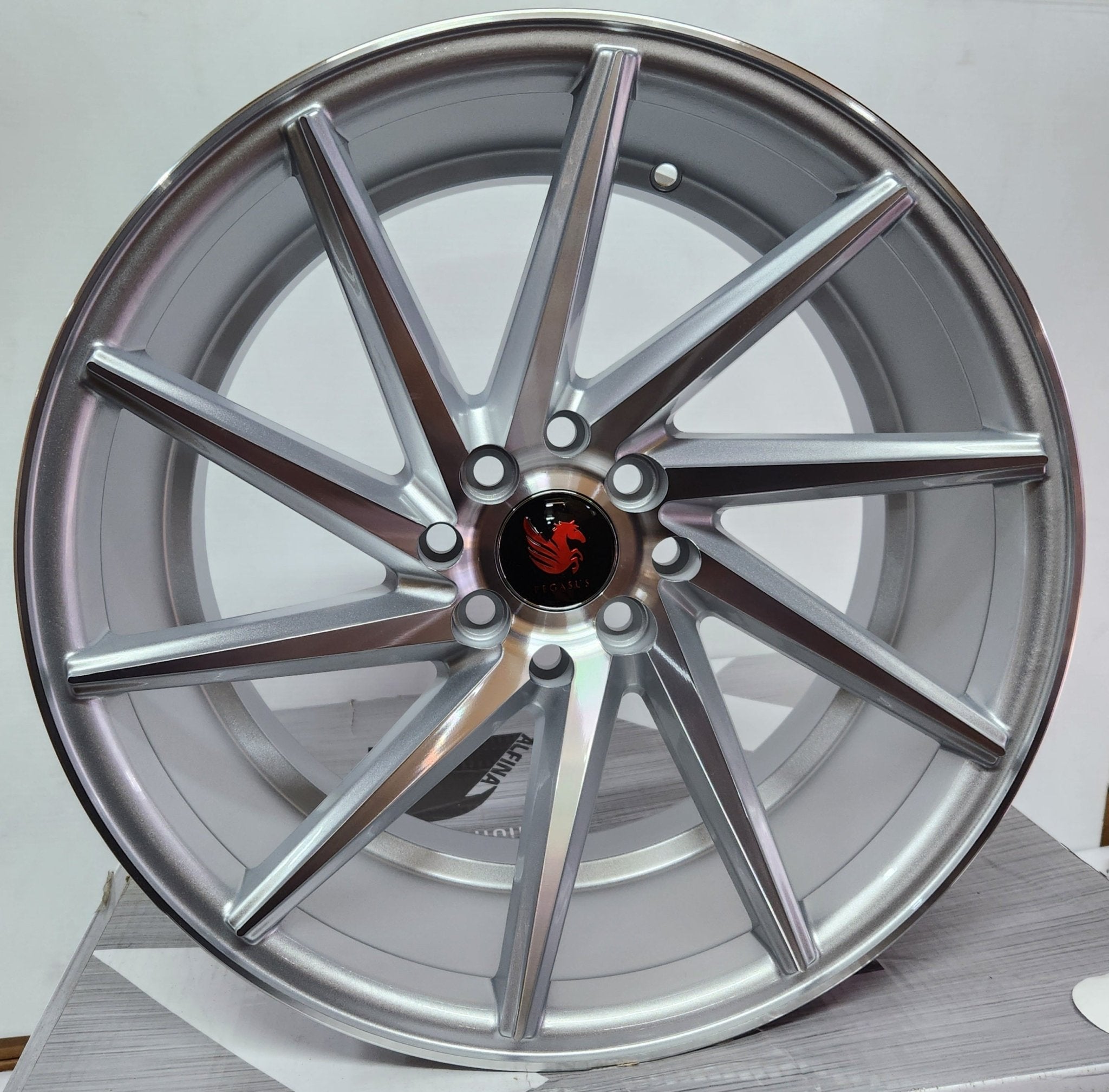 RAPIDASH RD21 17x8 4X100 / 4X4.5 SILVER MACHINE FACE - Gun Hill Tire House (WTW - WHOLESALE TIRES & WHEELS)