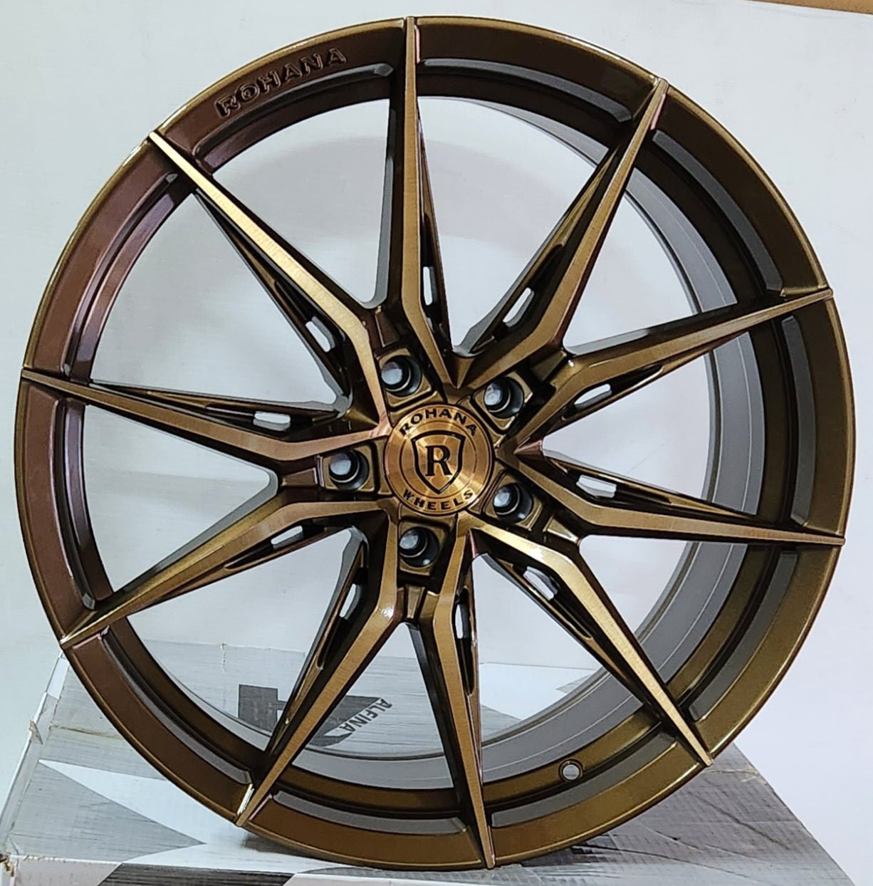 ROHANA RFX13 20x10 5x114.3 BRUSHED BRONZE - Gun Hill Tire House (WTW - WHOLESALE TIRES & WHEELS)