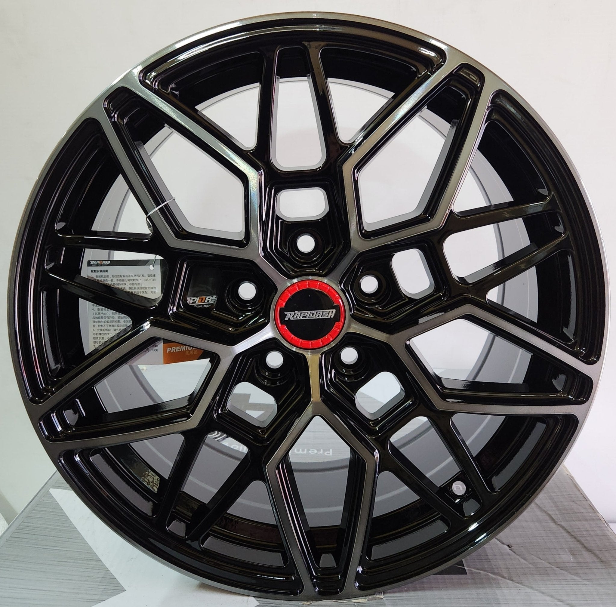 RAPIDASH RD - V11 17x7.5 5x114.3 MATTE BLACK MACHINED FACE - Gun Hill Tire House (WTW - WHOLESALE TIRES & WHEELS)