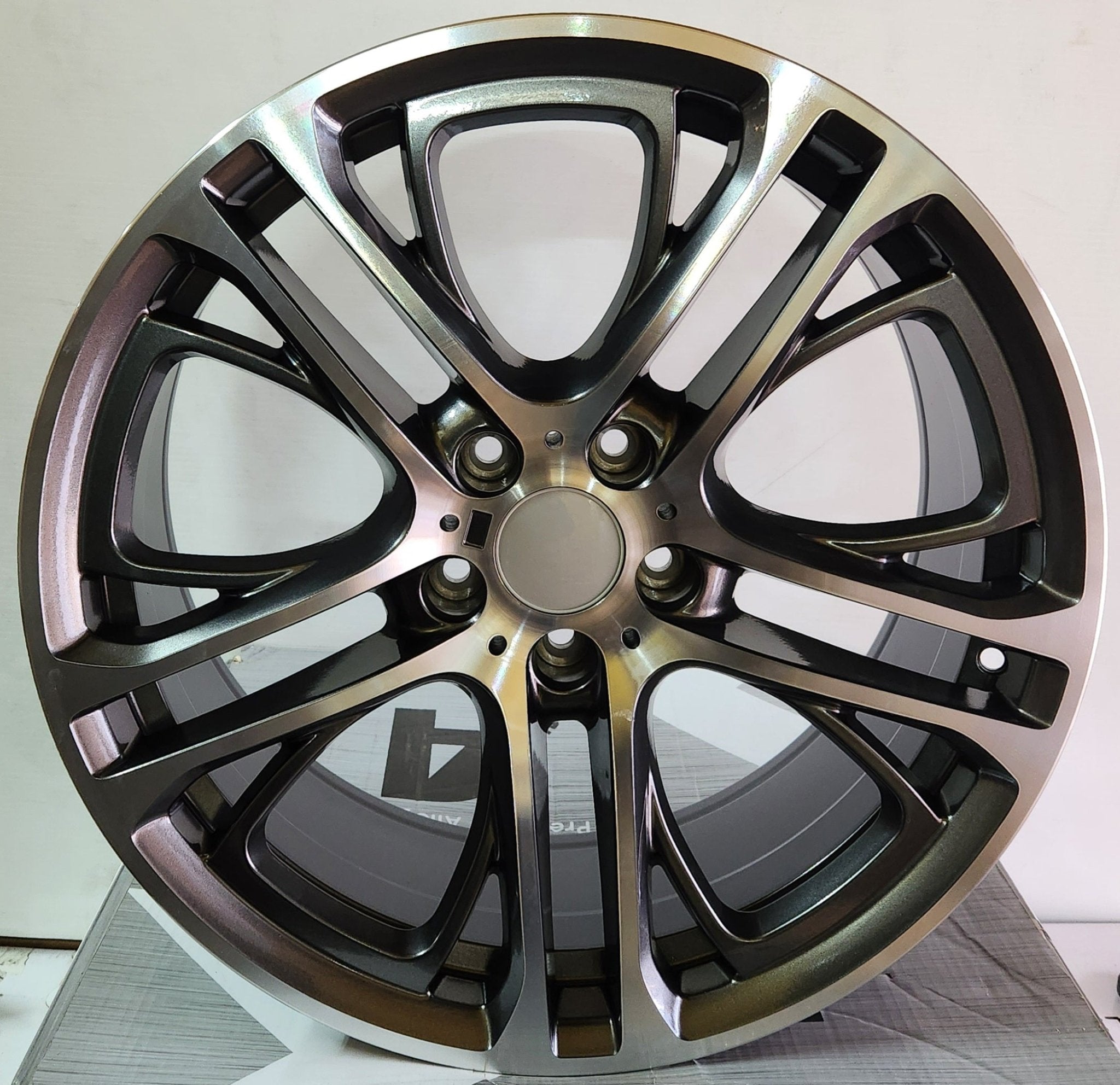 WCL205 20X11 5X120 BLACK MACHINED FACE - Gun Hill Tire House (WTW - WHOLESALE TIRES & WHEELS)