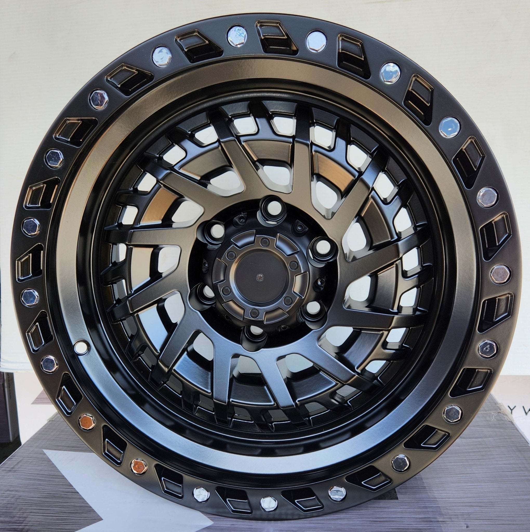 SHOGUN - JT195 - 7 17x9.0 6x139.7 MATTE BLACK - Gun Hill Tire House (WTW - WHOLESALE TIRES & WHEELS)