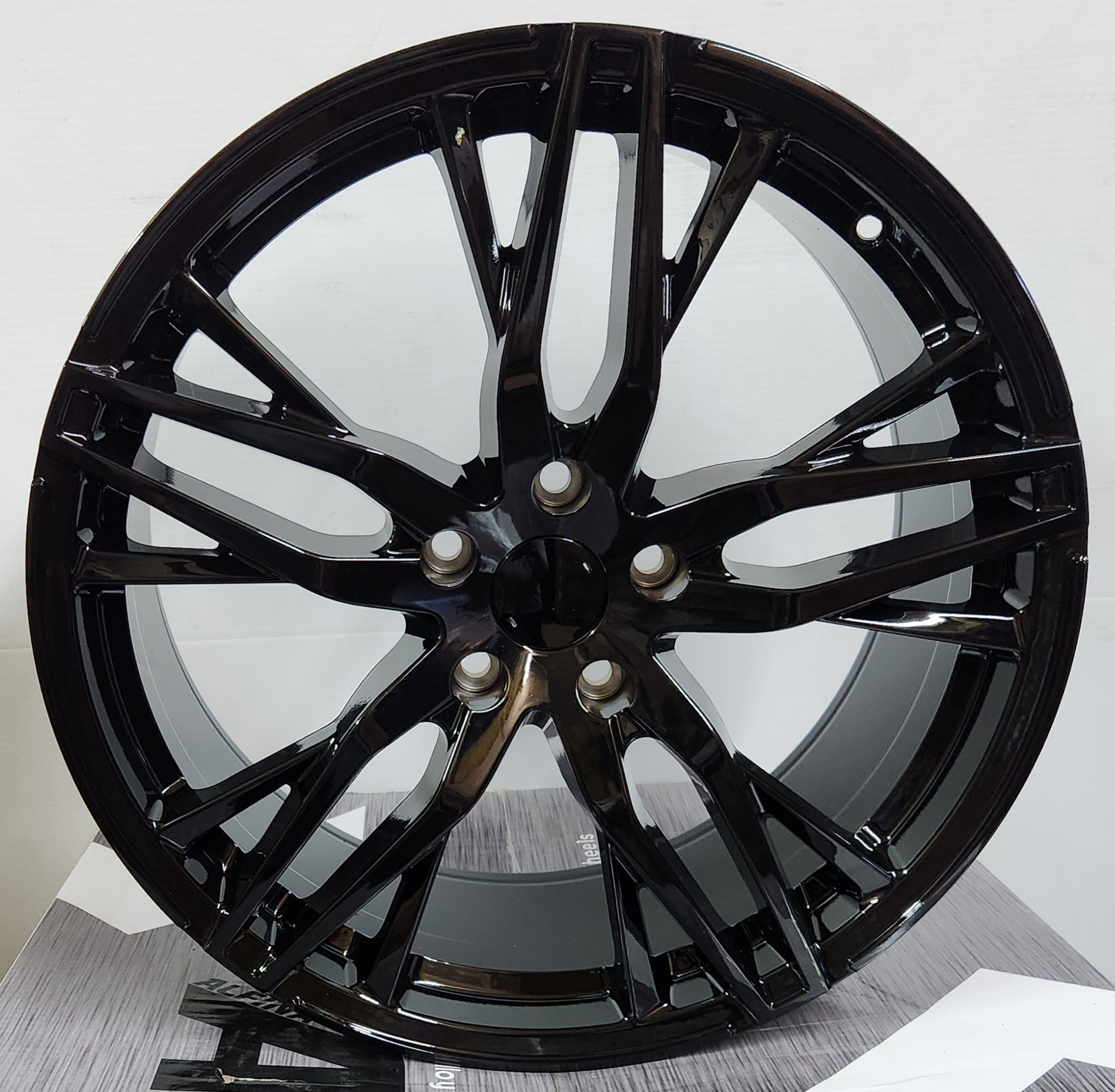 ZS070 ACCORD STAR SHAPE 19x8.5 5x114.3 GLOSS BLACK - Gun Hill Tire House (WTW - WHOLESALE TIRES & WHEELS)