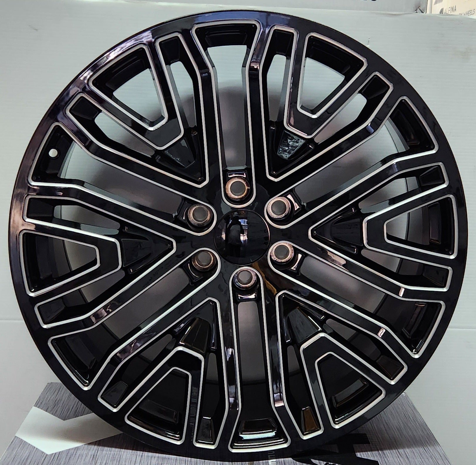 2206 24x10 6x139.7 78.1mm BLACK MILLED WINDOW - Gun Hill Tire House (WTW - WHOLESALE TIRES & WHEELS)