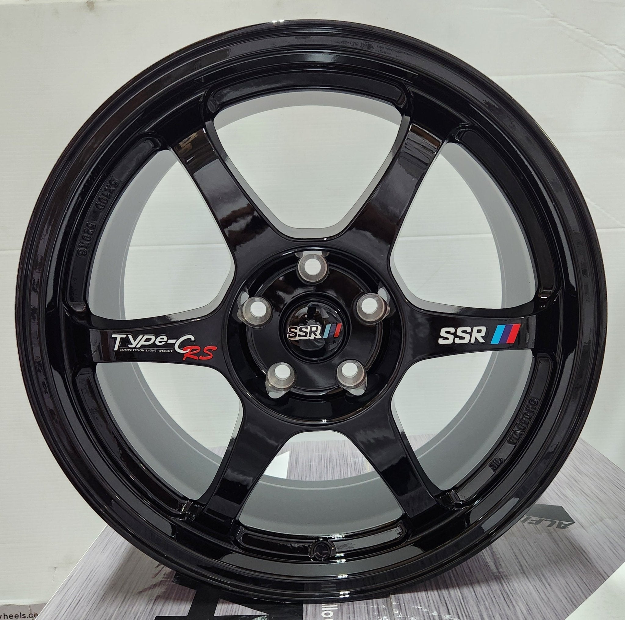 ZS201 ZS451 TYPE - C STYLE 18x8.5 5x112 / 5x114.3 GLOSS BLACK - Gun Hill Tire House (WTW - WHOLESALE TIRES & WHEELS)