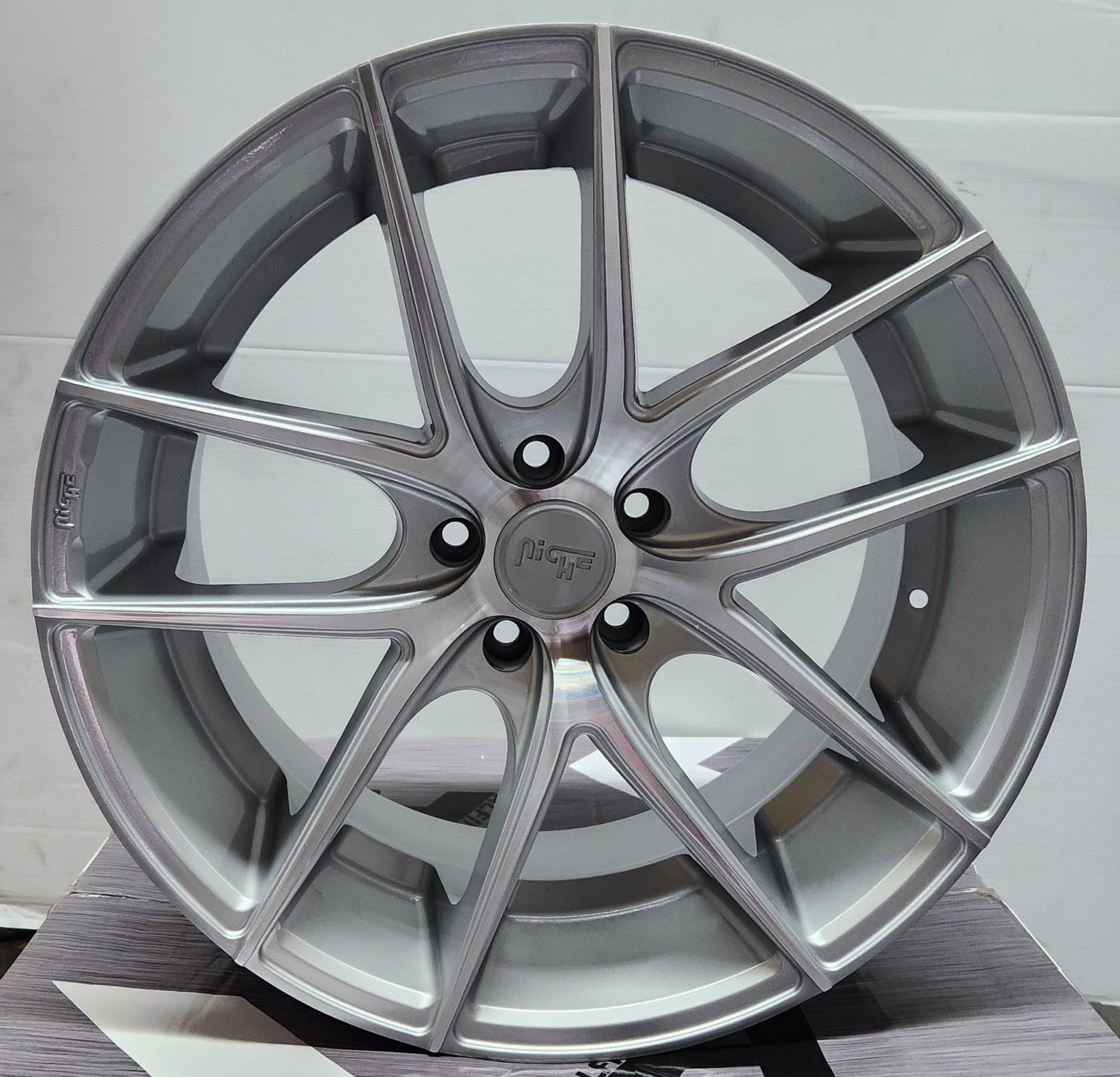NICHE M131 20x10 5x114.3 SILVER MACHINE - Gun Hill Tire House (WTW - WHOLESALE TIRES & WHEELS)