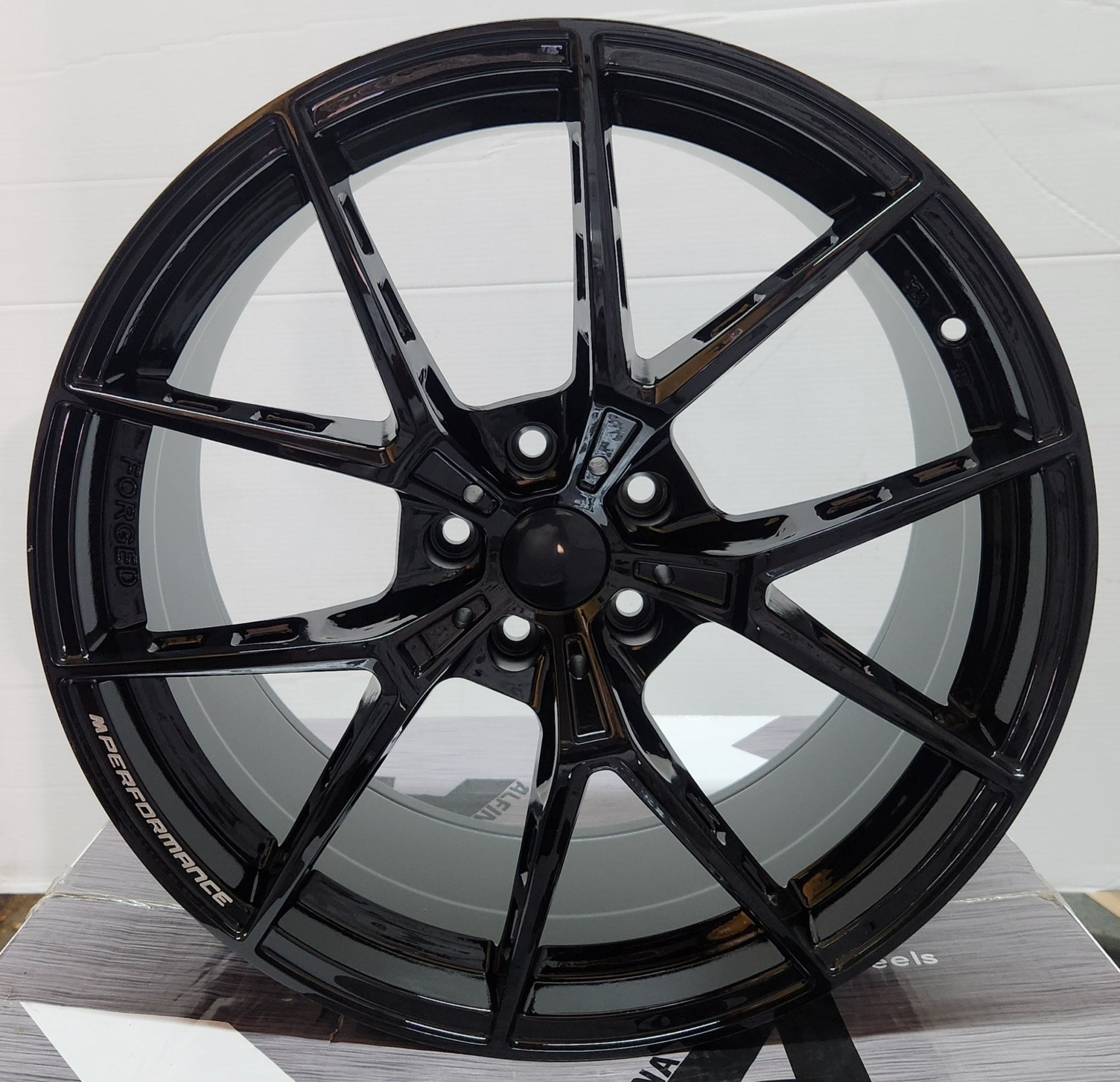 OE - 5557 863M STYLE 19x9.5 5x112 GLOSS BLACK - Gun Hill Tire House (WTW - WHOLESALE TIRES & WHEELS)