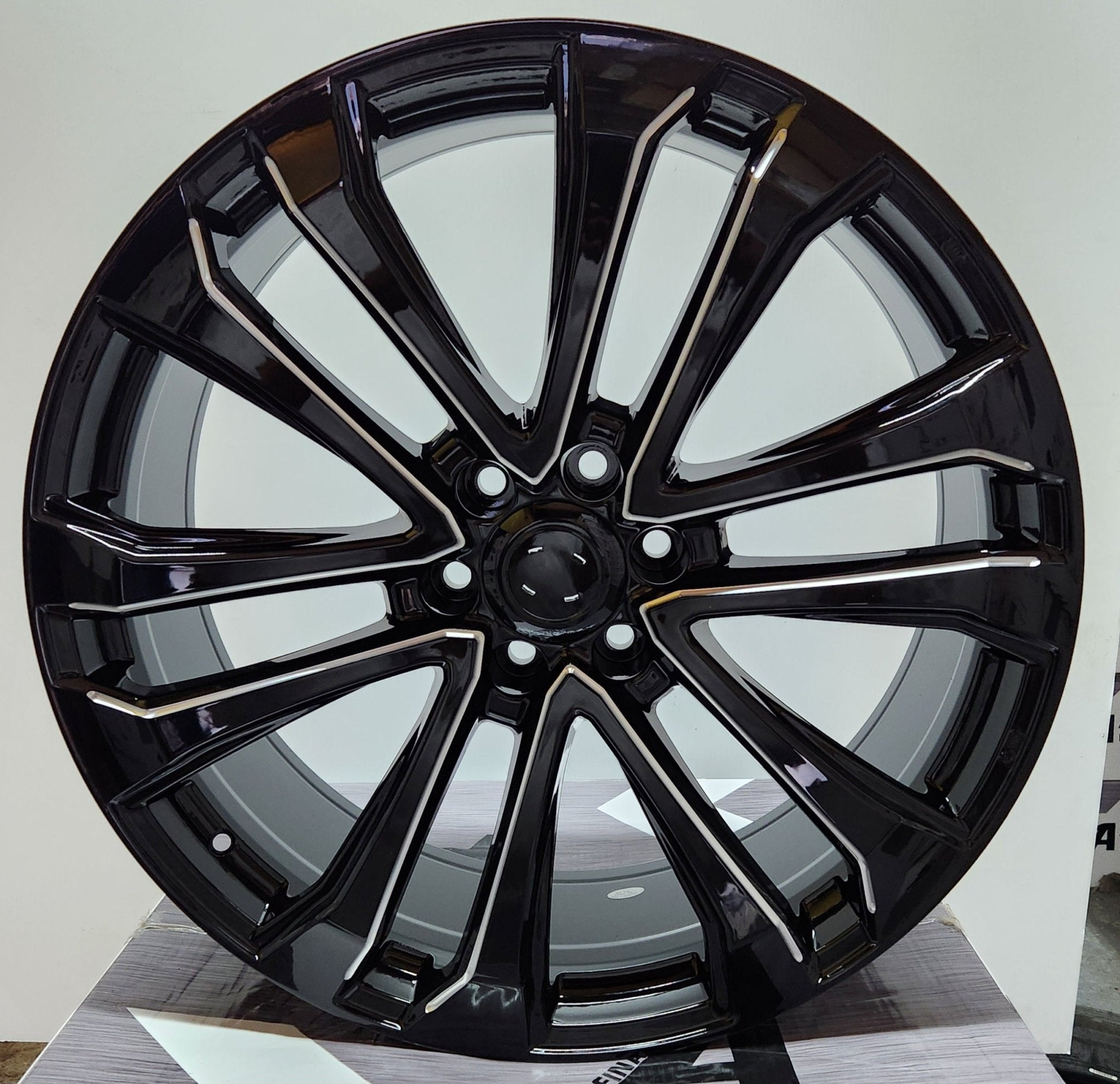 WEOE - U15 24X9 6X139.7 GLOSS BLACK MILLING - Gun Hill Tire House (WTW - WHOLESALE TIRES & WHEELS)