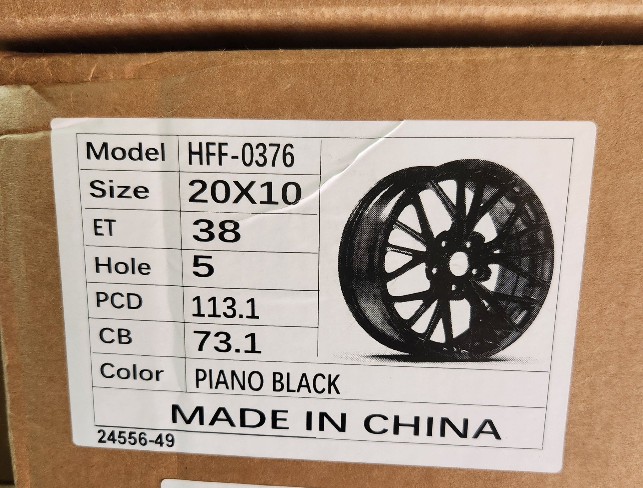 PEGASUS - 0376 Si - 05 20x10.0 5x112 / 5x114.3 GLOSS BLACK - Gun Hill Tire House (WTW - WHOLESALE TIRES & WHEELS)