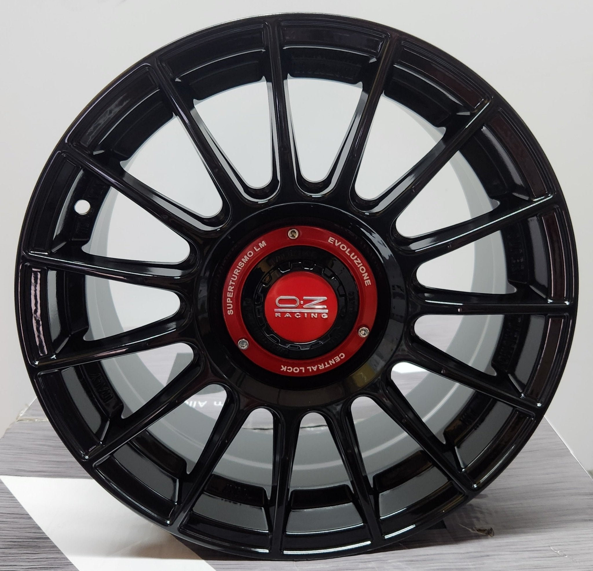 OE - 0257 SUPERTORISMO - EVO STYLE 16x7.0 5x100 / 5x112 / 5x114.3 GLOSS BLACK - Gun Hill Tire House (WTW - WHOLESALE TIRES & WHEELS)