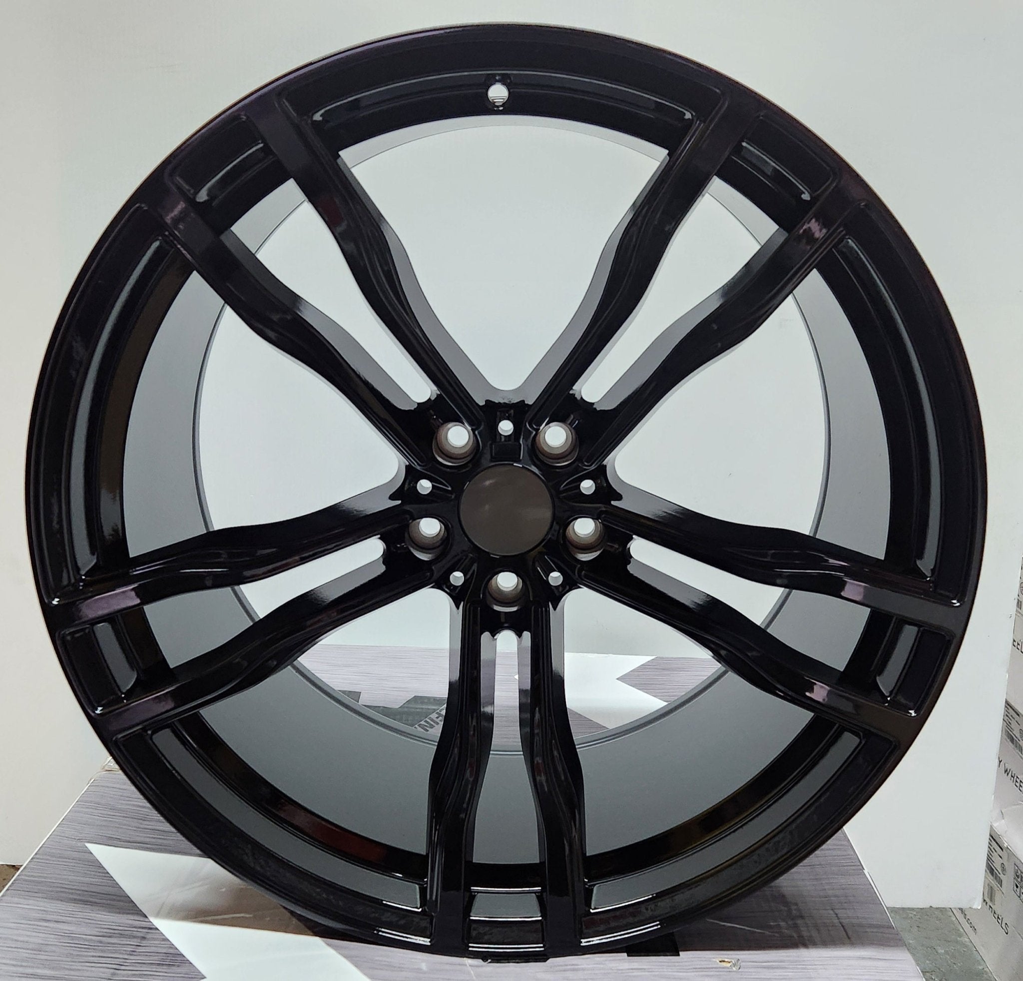 OE - 5451 612M STYLE 22x11 5x120 GLOSS BLACK - Gun Hill Tire House (WTW - WHOLESALE TIRES & WHEELS)