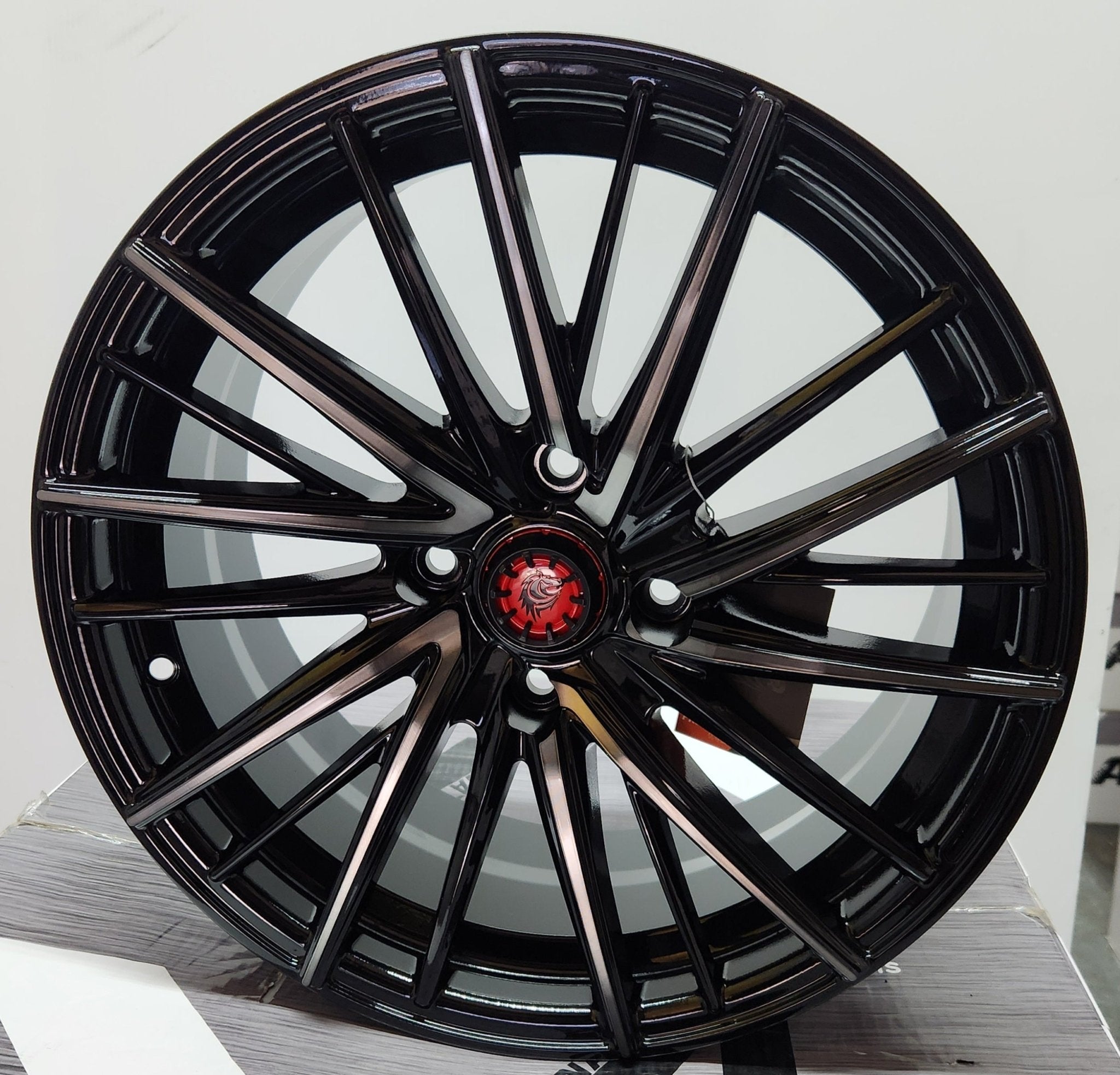 RAPIDASH RD - S9 17X7.5 4X114.3 GLOSS BLACK MACHINED FACE - Gun Hill Tire House (WTW - WHOLESALE TIRES & WHEELS)