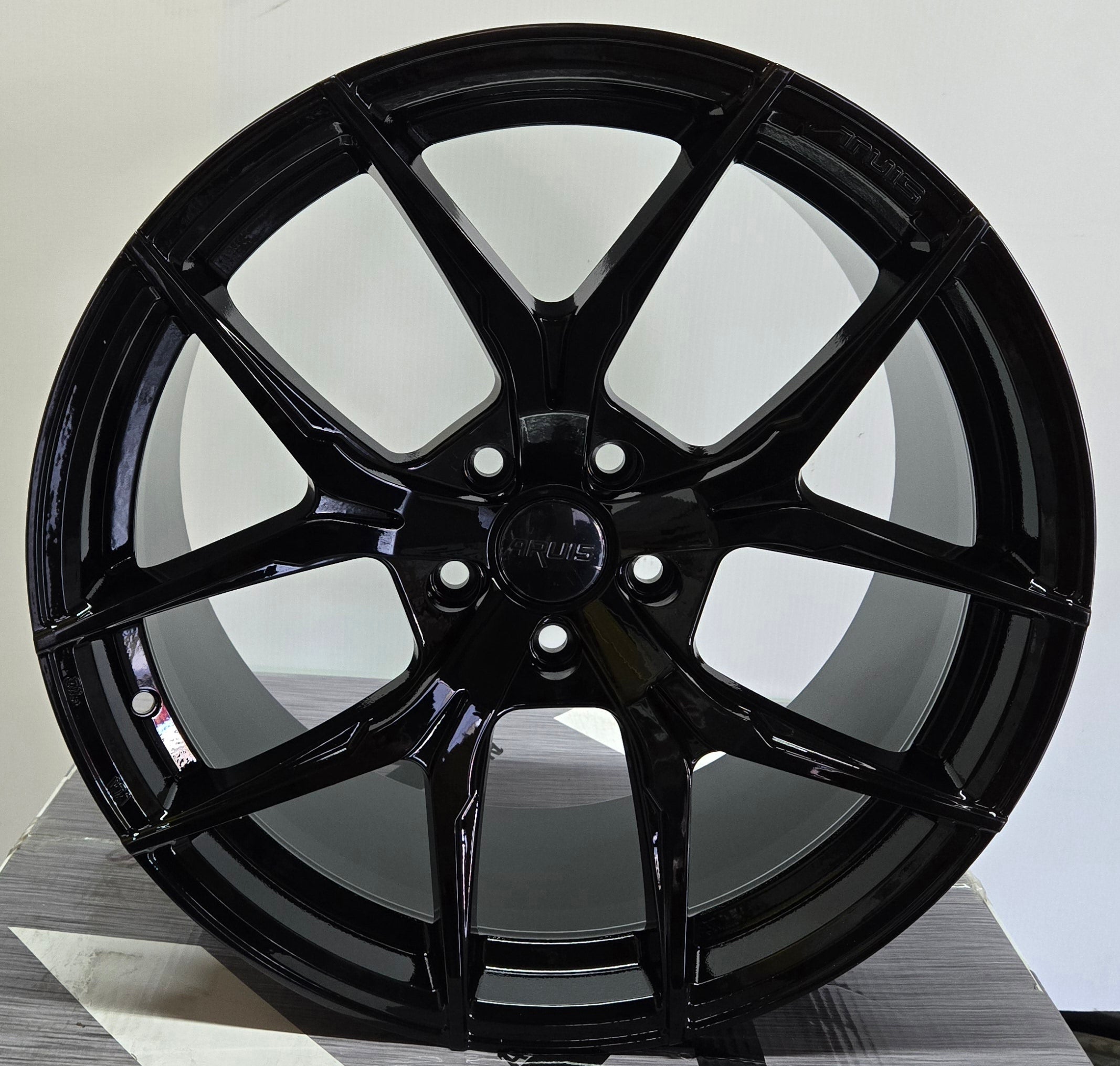 AF02 19x9.5 5x112 / 5x114.3 GLOSS BLACK - Gun Hill Tire House (WTW - WHOLESALE TIRES & WHEELS)