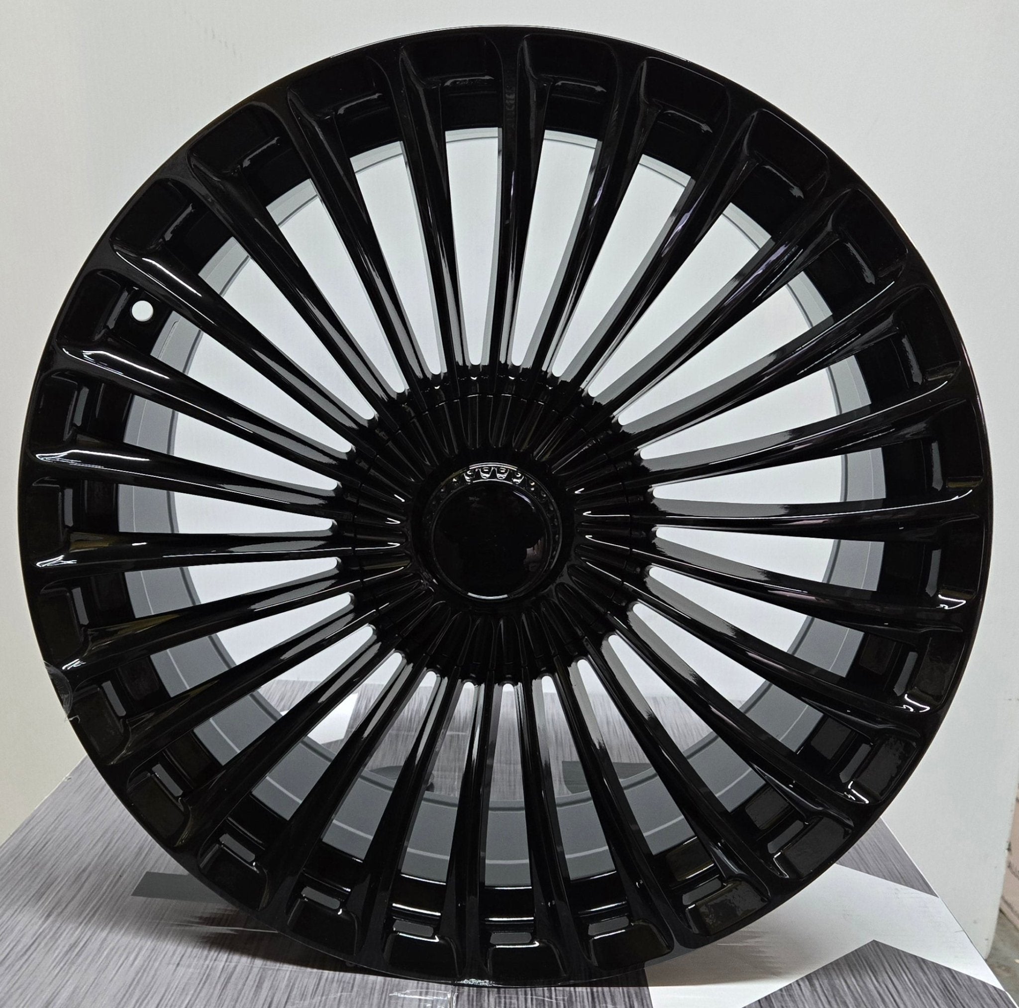 MB - 10550 26 - SPOKE 19x8.5 5x112 GLOSS BLACK - Gun Hill Tire House (WTW - WHOLESALE TIRES & WHEELS)