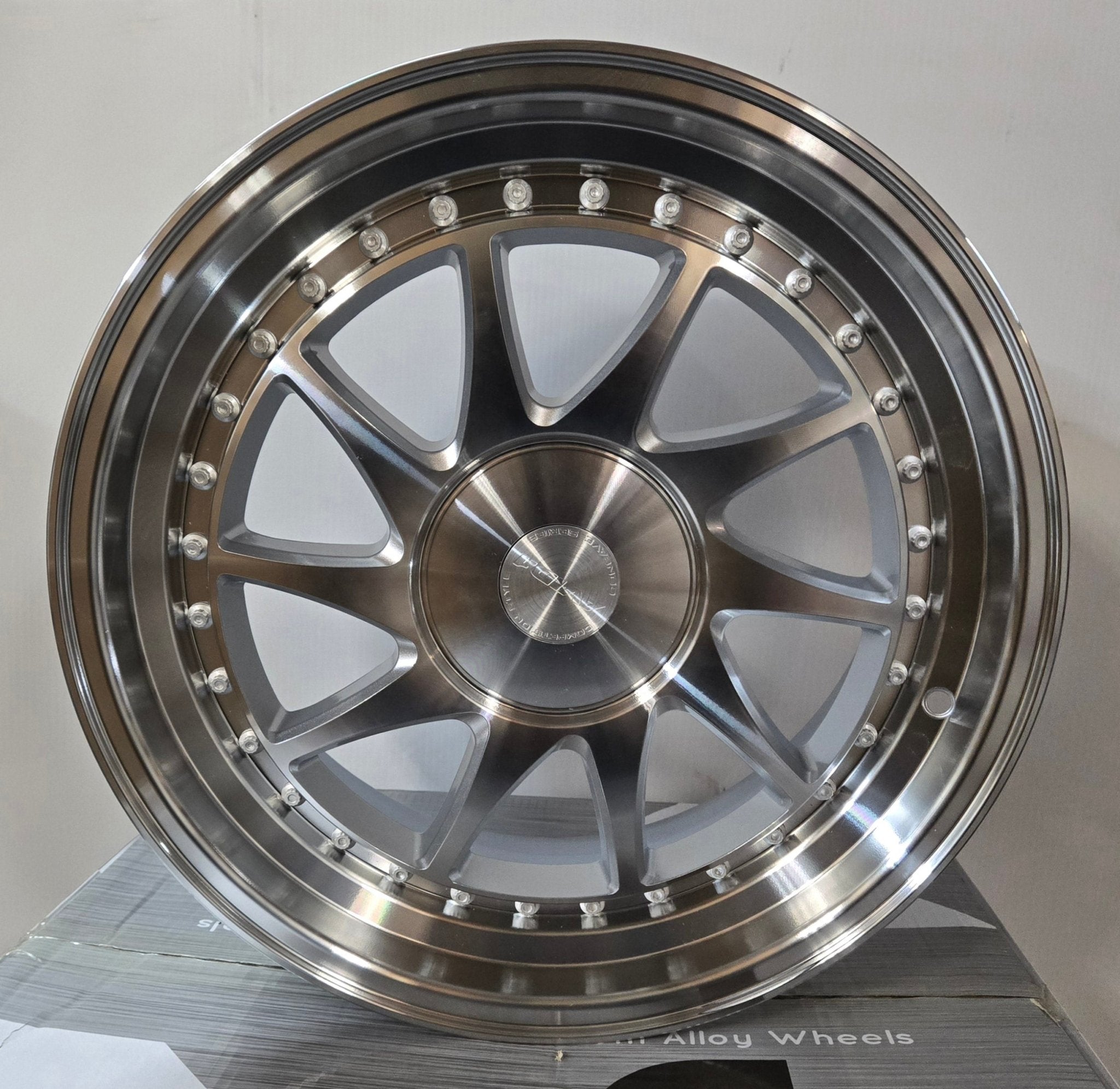AV - 56 17X8.0 BLANK SILVER MACHINED FACE MACHINED LIP - Gun Hill Tire House (WTW - WHOLESALE TIRES & WHEELS)