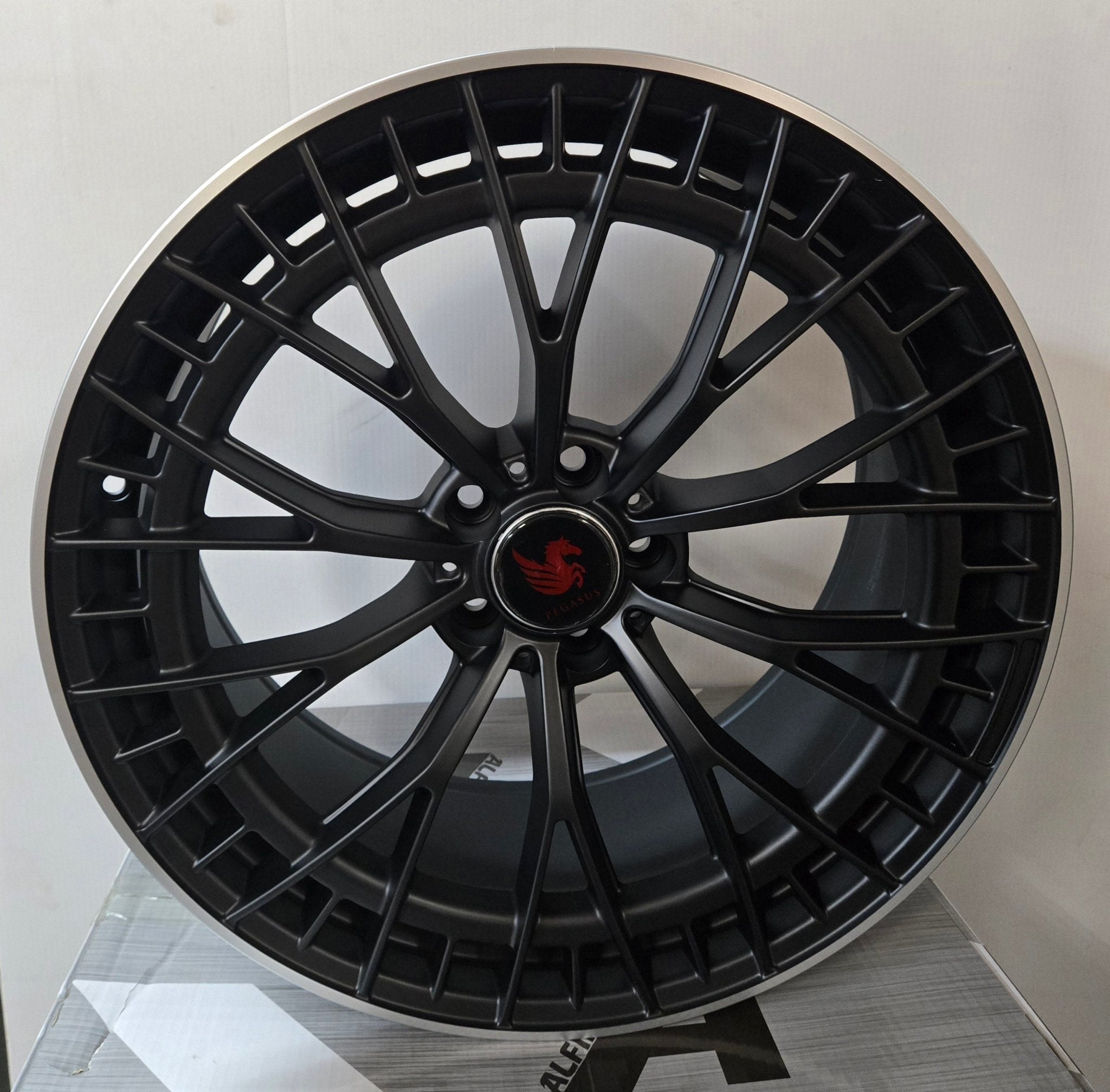 OE - FT607 20X8.5 5X112 BLACK MACHINED FACE - Gun Hill Tire House (WTW - WHOLESALE TIRES & WHEELS)