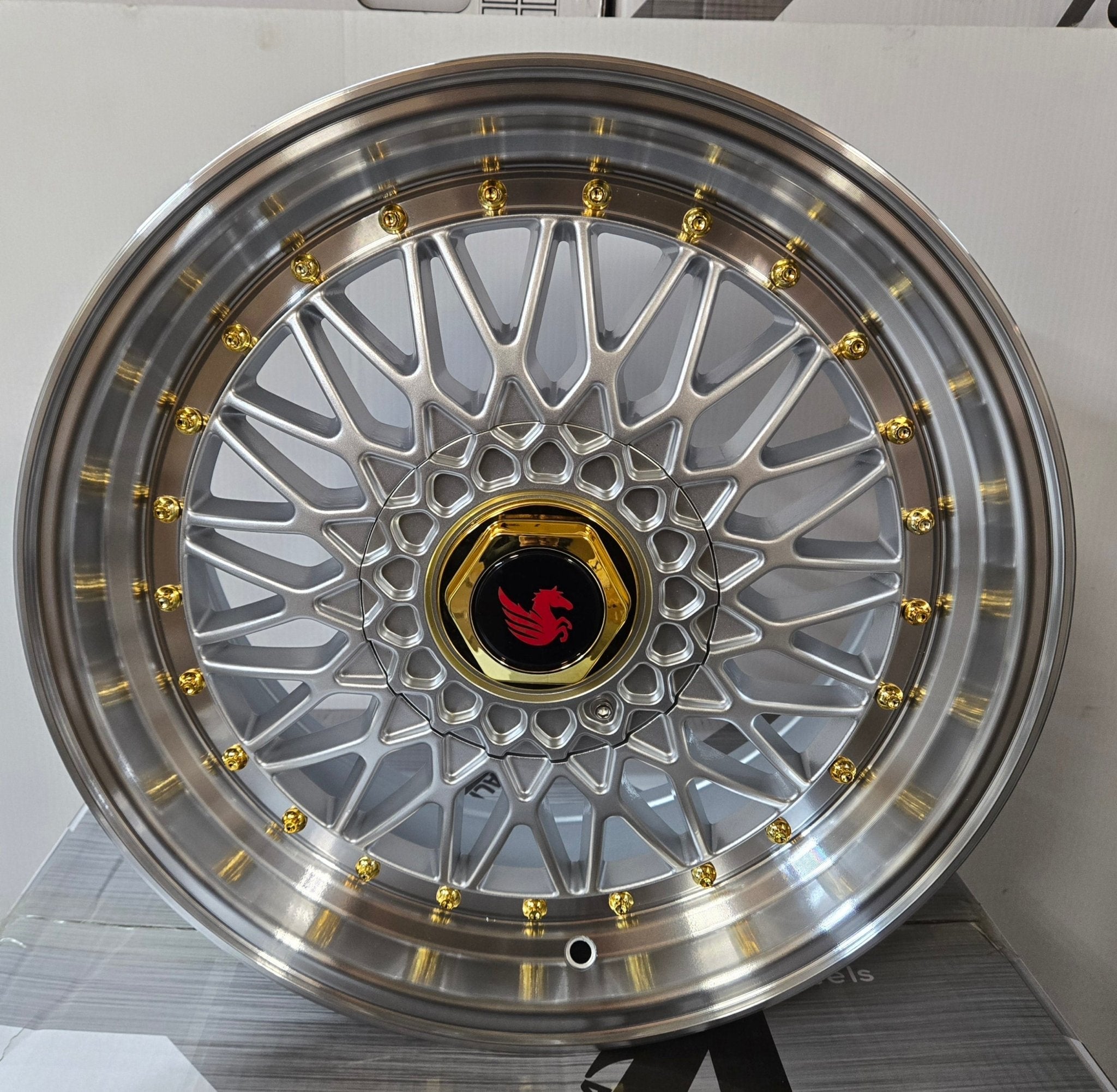 PW - RD10 17X7.5 5X120 5X114.3 SILVER MACHINED LIP - Gun Hill Tire House (WTW - WHOLESALE TIRES & WHEELS)