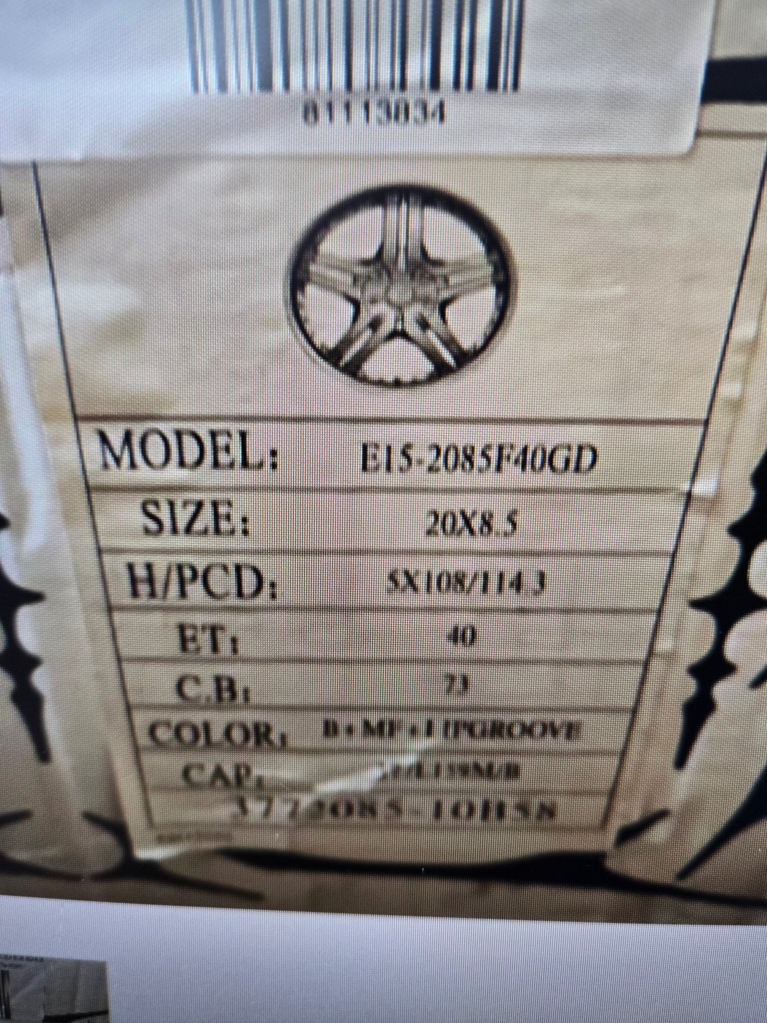 CHROME ELEMENT 20X8.5 5X108/ 5X4.5 BLACK MACHINE FACE - Gun Hill Tire House (WTW - WHOLESALE TIRES & WHEELS)