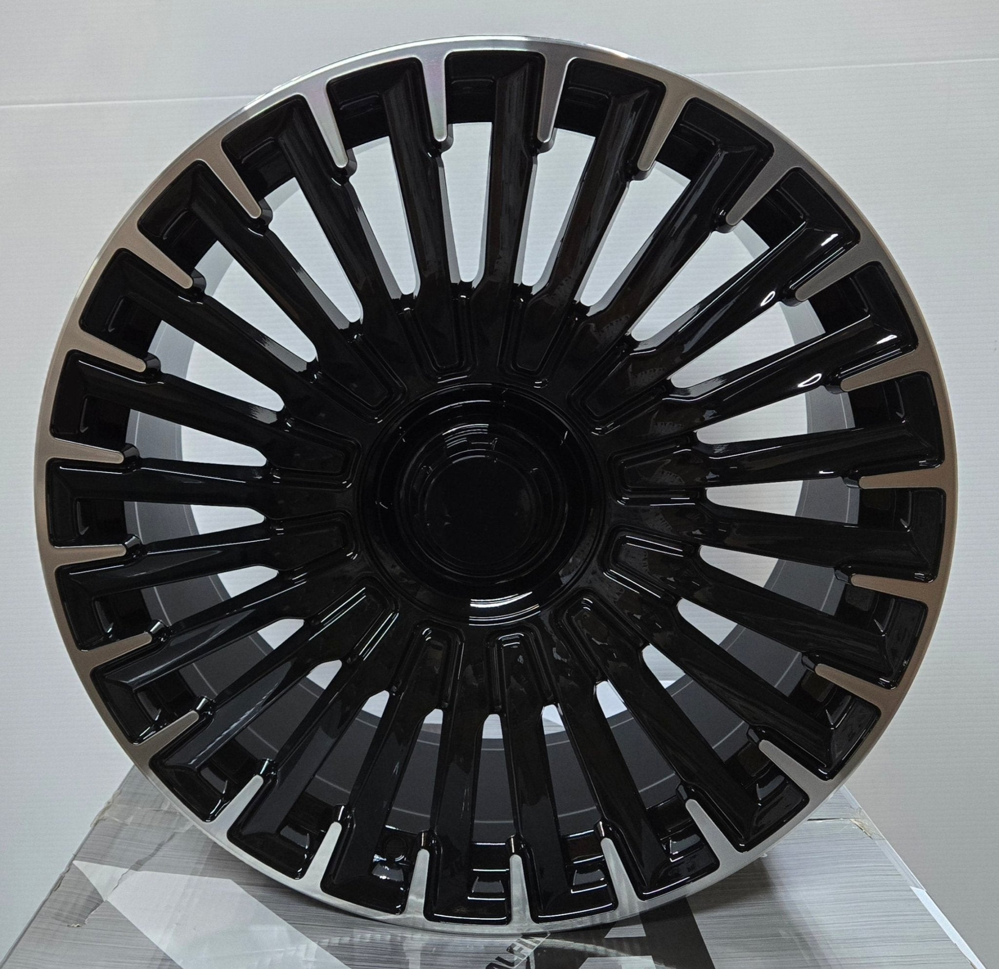 OE - 0425 20X9.5 5X112 PIANO BLACK MACHINED - Gun Hill Tire House (WTW - WHOLESALE TIRES & WHEELS)