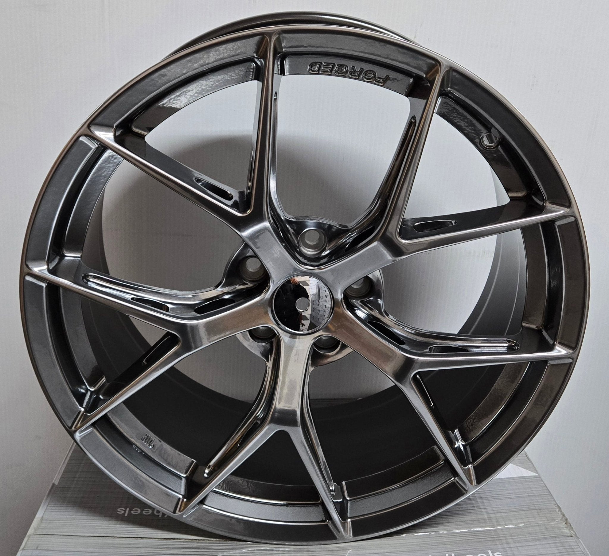 OE - 5423 FI - R 19x8.5 5X112 5X114.3 HYPER BLACK - Gun Hill Tire House (WTW - WHOLESALE TIRES & WHEELS)