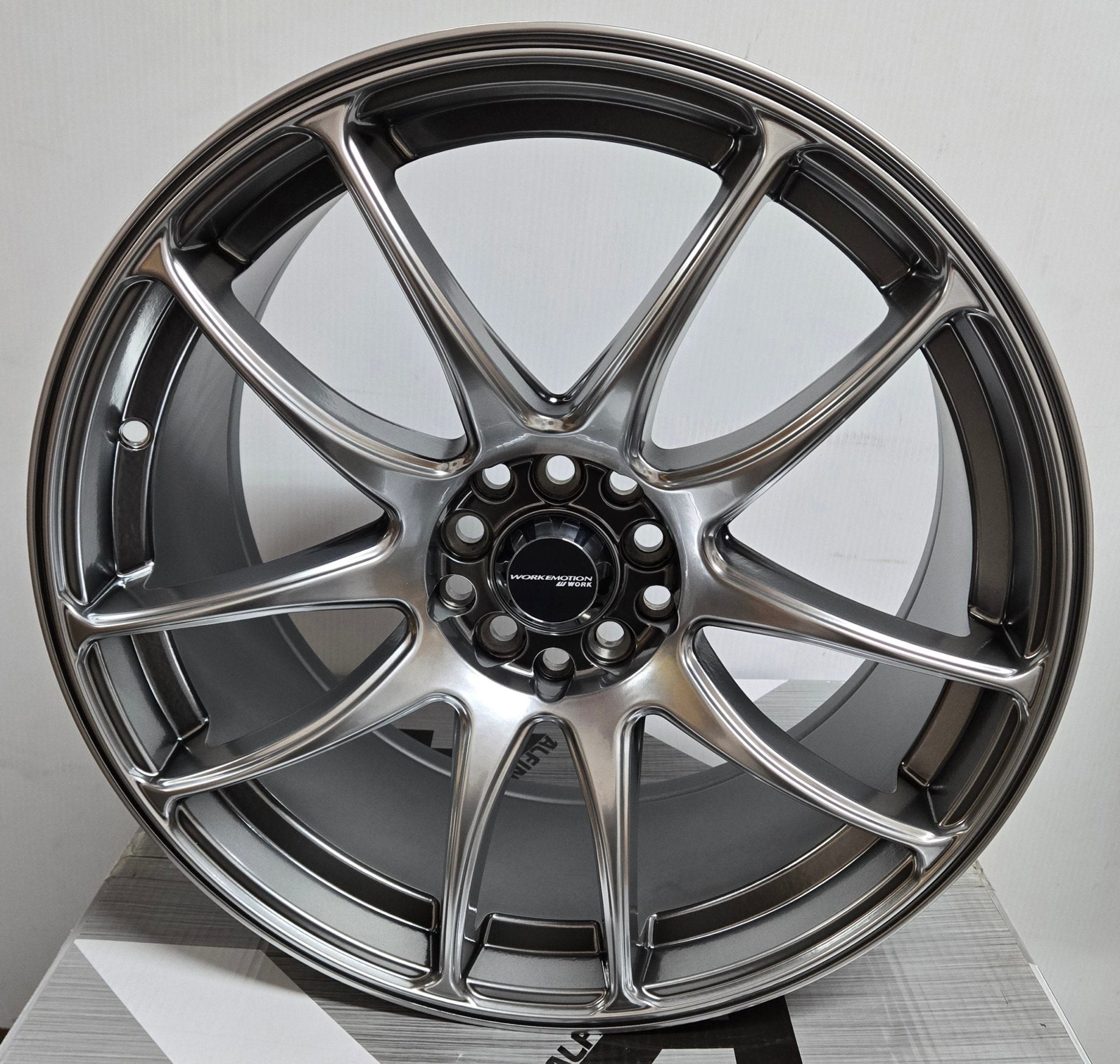 OE - 0063 WORK EMOTION REP 18x8.5 5x100 5x112 5x114.3 HYPER BLACK - Gun Hill Tire House (WTW - WHOLESALE TIRES & WHEELS)