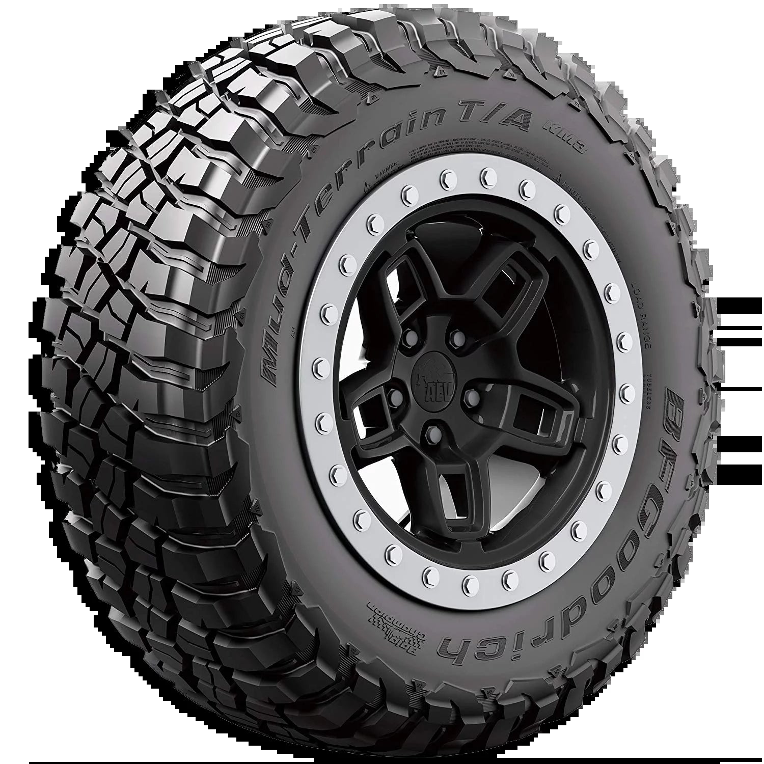 265/70 - 16 BFGoodrich Mud - Terrain T/A KM3 121 Q Tire - Gun Hill Tire House (WTW - WHOLESALE TIRES & WHEELS)