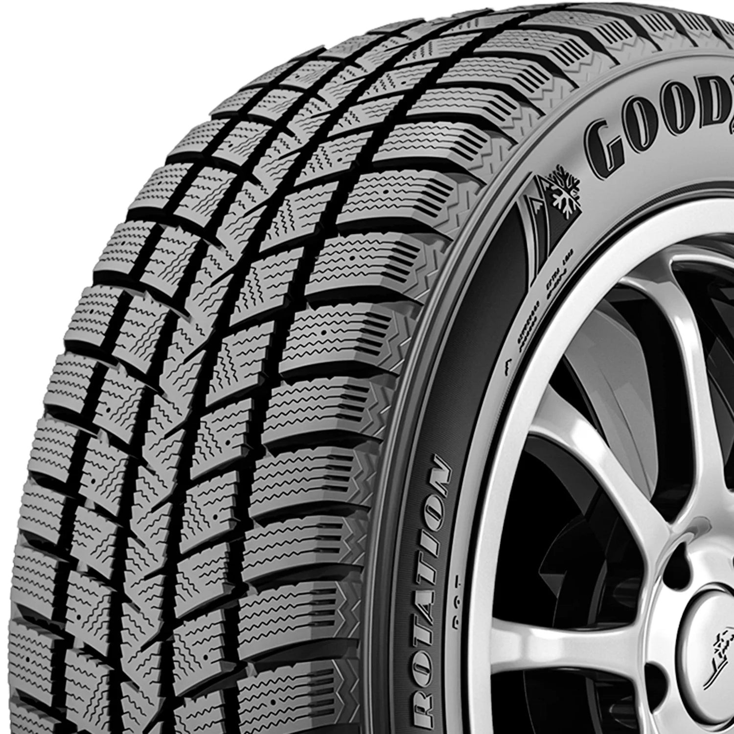 215/55R17 Goodyear Wintercommand 98T XL Winter Snow Tire - Gun Hill Tire House (WTW - WHOLESALE TIRES & WHEELS)