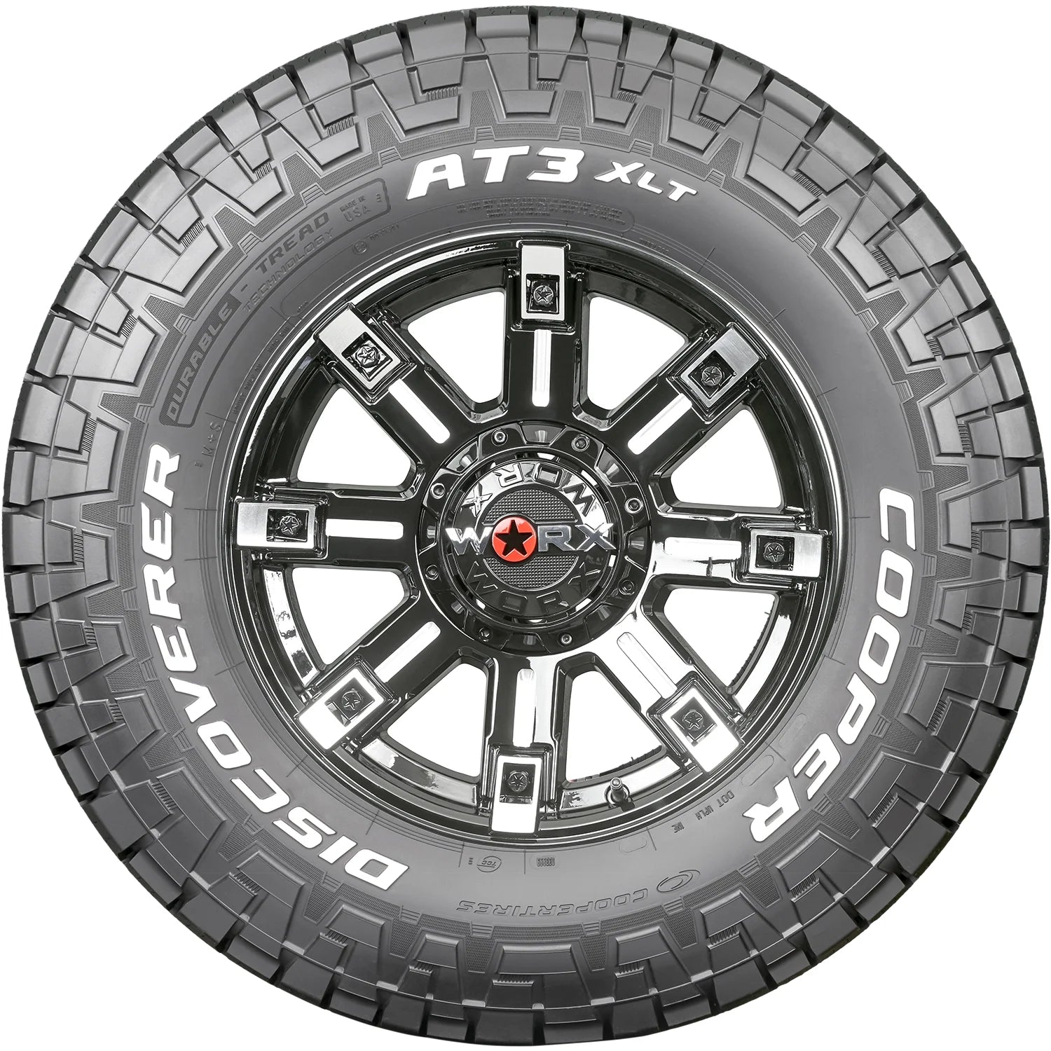 LT275/70R18 Cooper Discoverer AT3 XLT All Terrain 125/122S E Light Truck Tire - Gun Hill Tire House (WTW - WHOLESALE TIRES & WHEELS)