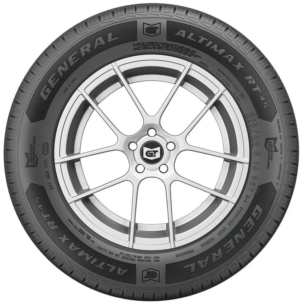 General Altimax RT45 215/70R15 98T BW All Season Tire - Gun Hill Tire House (WTW - WHOLESALE TIRES & WHEELS)