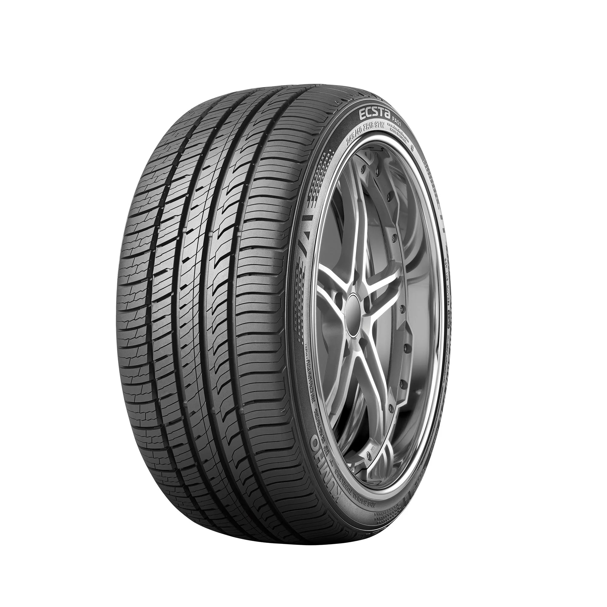 215/45ZR17 Kumho Ecsta PA51 All Season 91W XL Passenger Tire - Gun Hill Tire House (WTW - WHOLESALE TIRES & WHEELS)