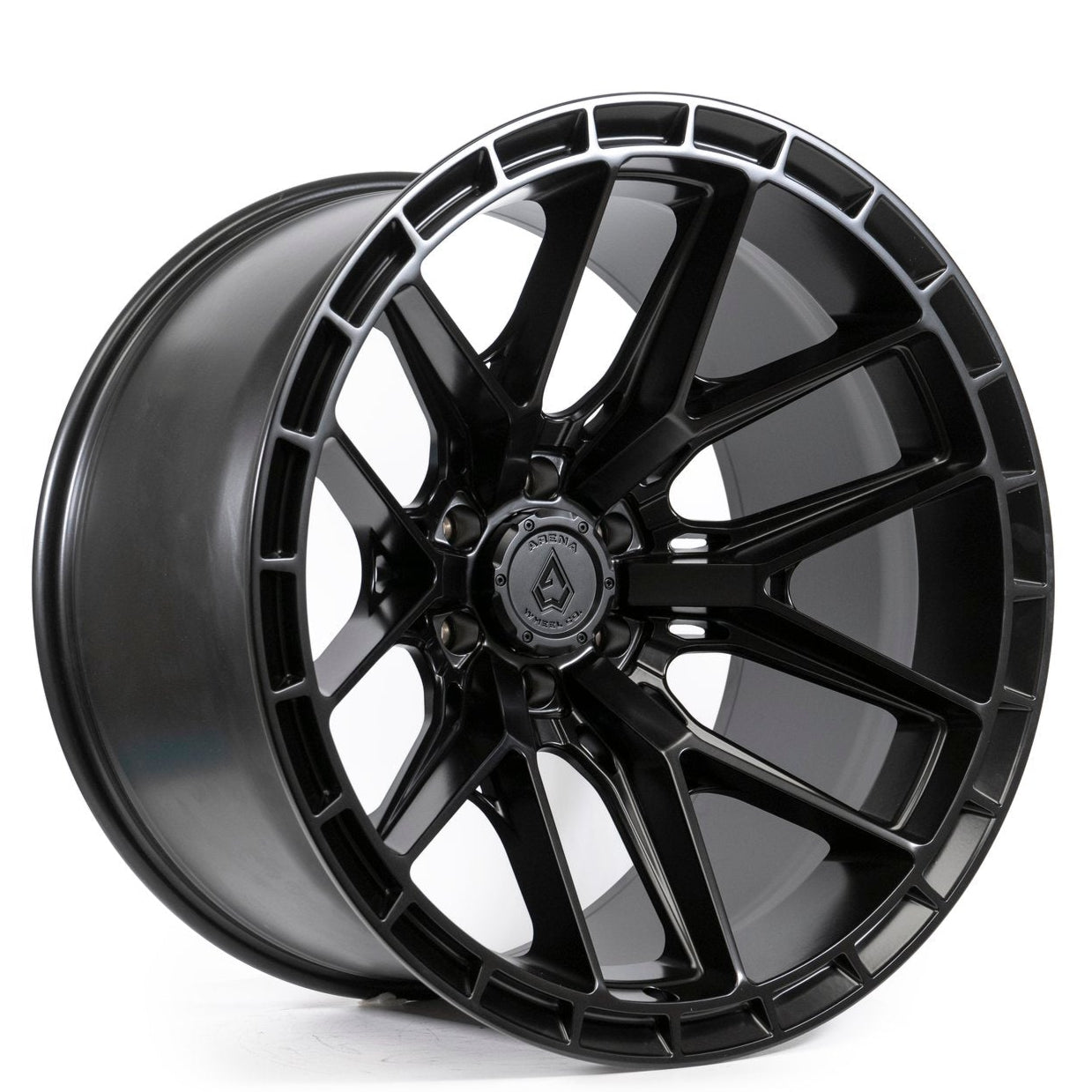 A114 ARENA BATTLE 22x10 6x139.7 GLOSS BLACK MACHINE DDT FACE AND LIP - Gun Hill Tire House (WTW - WHOLESALE TIRES & WHEELS)