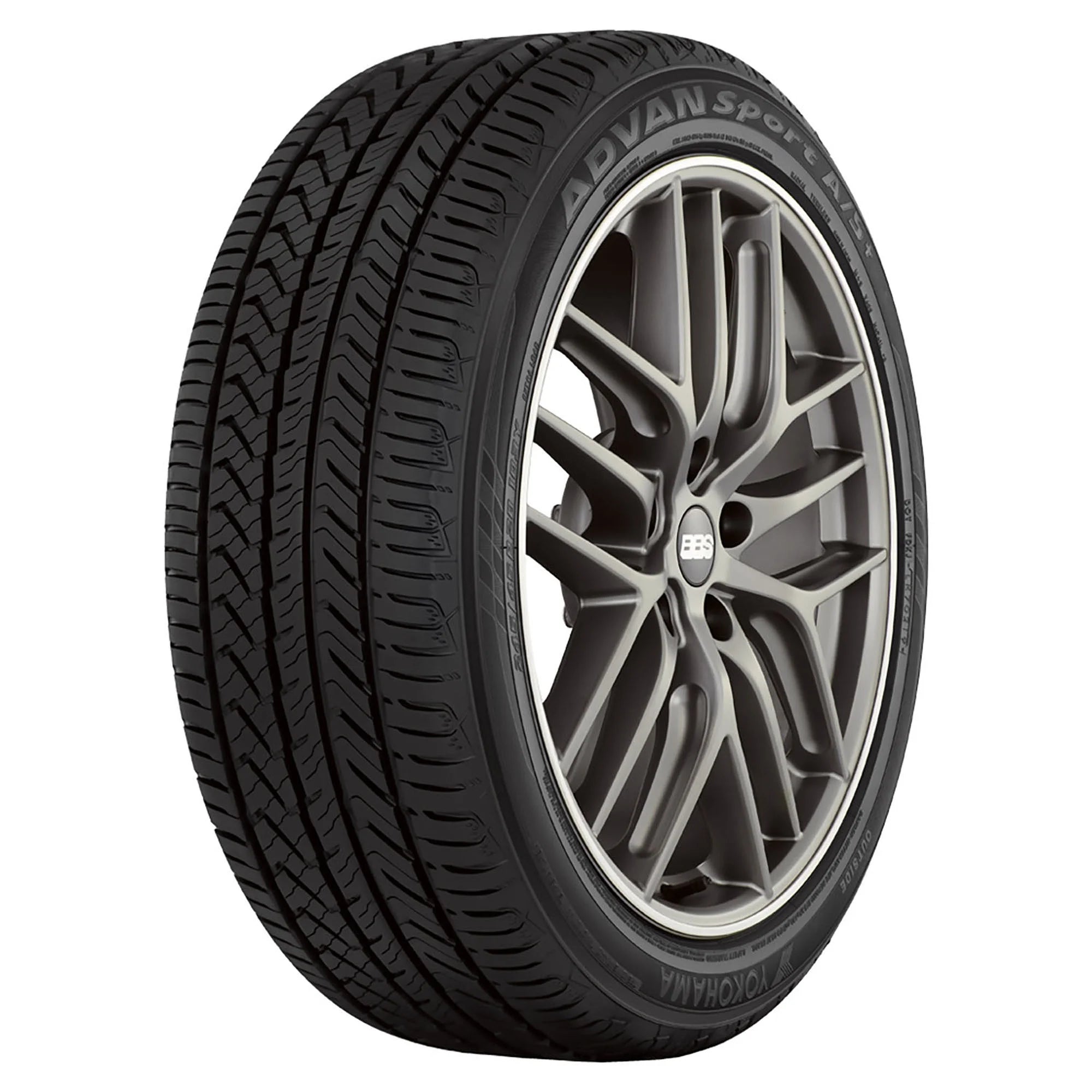 215/45R17 Yokohama Advan Sport A/S+ 87W BW All Season Tire - Gun Hill Tire House (WTW - WHOLESALE TIRES & WHEELS)