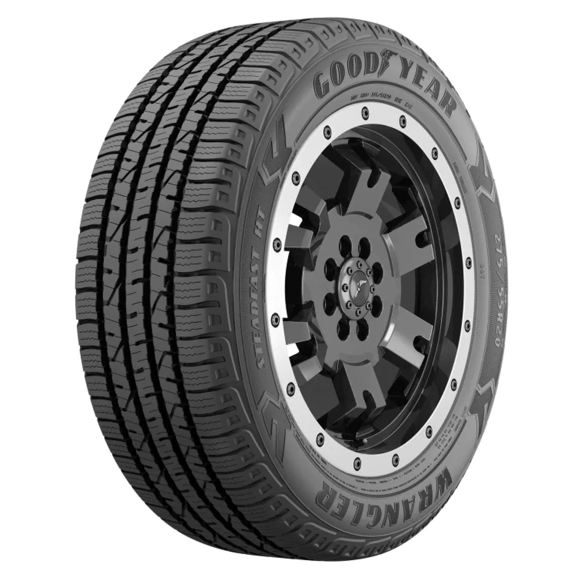 245/60R20 Goodyear Wrangler Steadfast HT All Season 107H Light Truck Tire - Gun Hill Tire House (WTW - WHOLESALE TIRES & WHEELS)