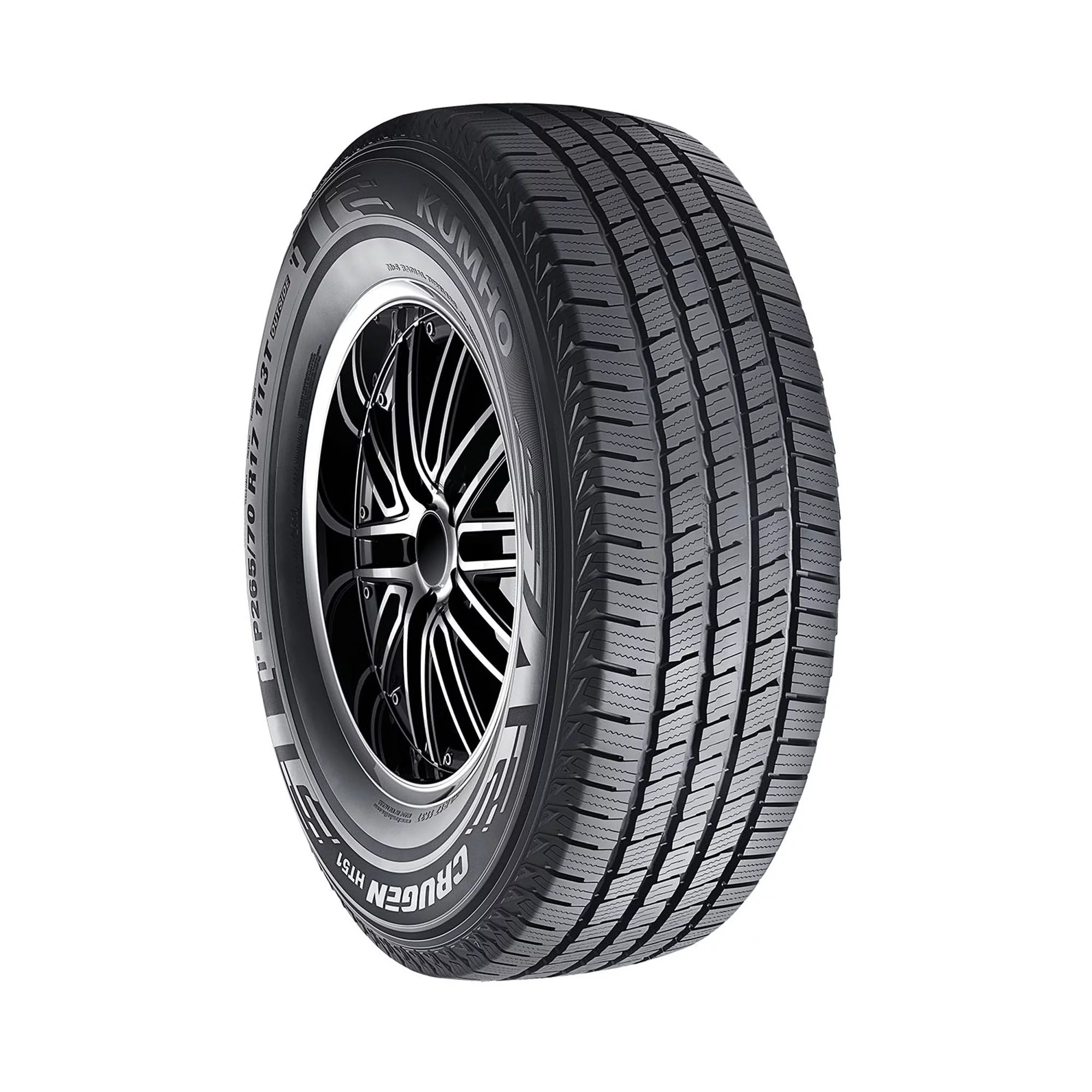225/75R16C Kumho Crugen HT51C 121/120R BW All Weather Tire - Gun Hill Tire House (WTW - WHOLESALE TIRES & WHEELS)