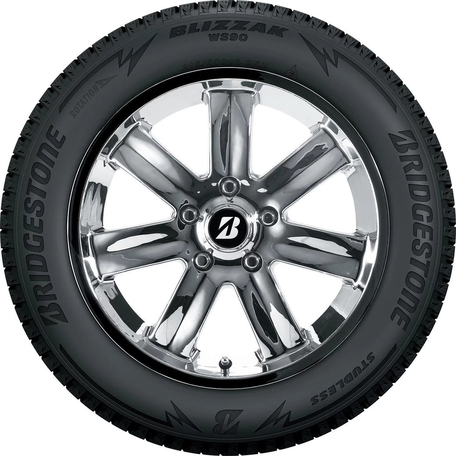 215/55R17 Bridgestone Blizzak WS90 Winter 94H Passenger Tire - Gun Hill Tire House (WTW - WHOLESALE TIRES & WHEELS)