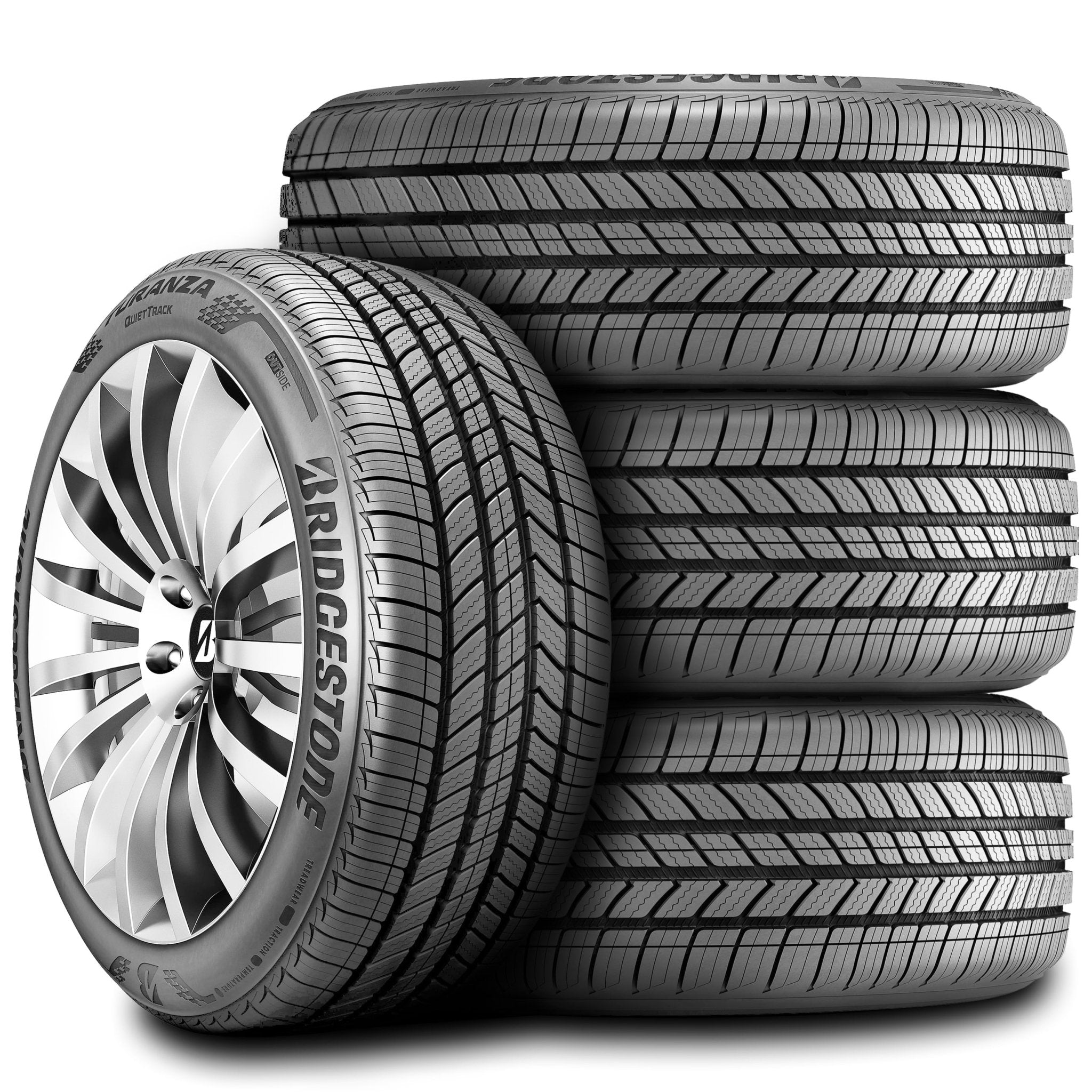 245/50R17 Bridgestone Turanza Quiettrack All Season 99V Passenger Tire - Gun Hill Tire House (WTW - WHOLESALE TIRES & WHEELS)