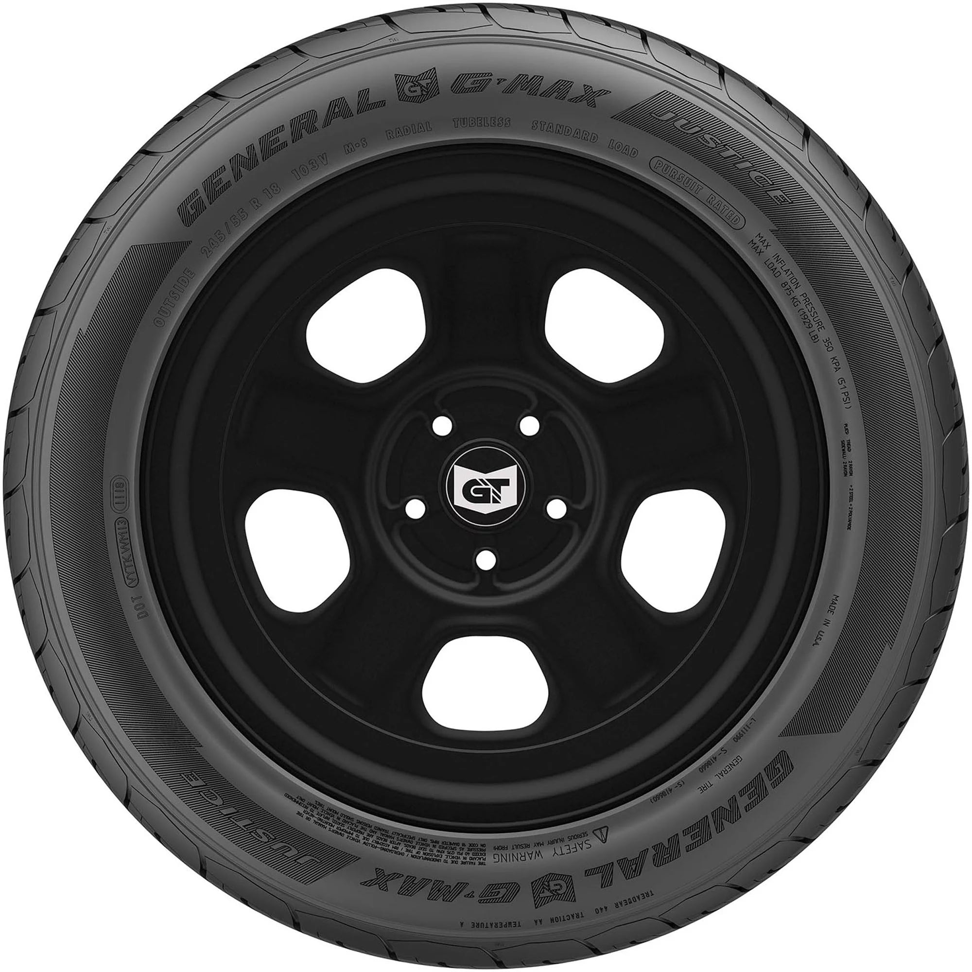 245/55R18 General General G - Max Justice 103V Tire - Gun Hill Tire House (WTW - WHOLESALE TIRES & WHEELS)