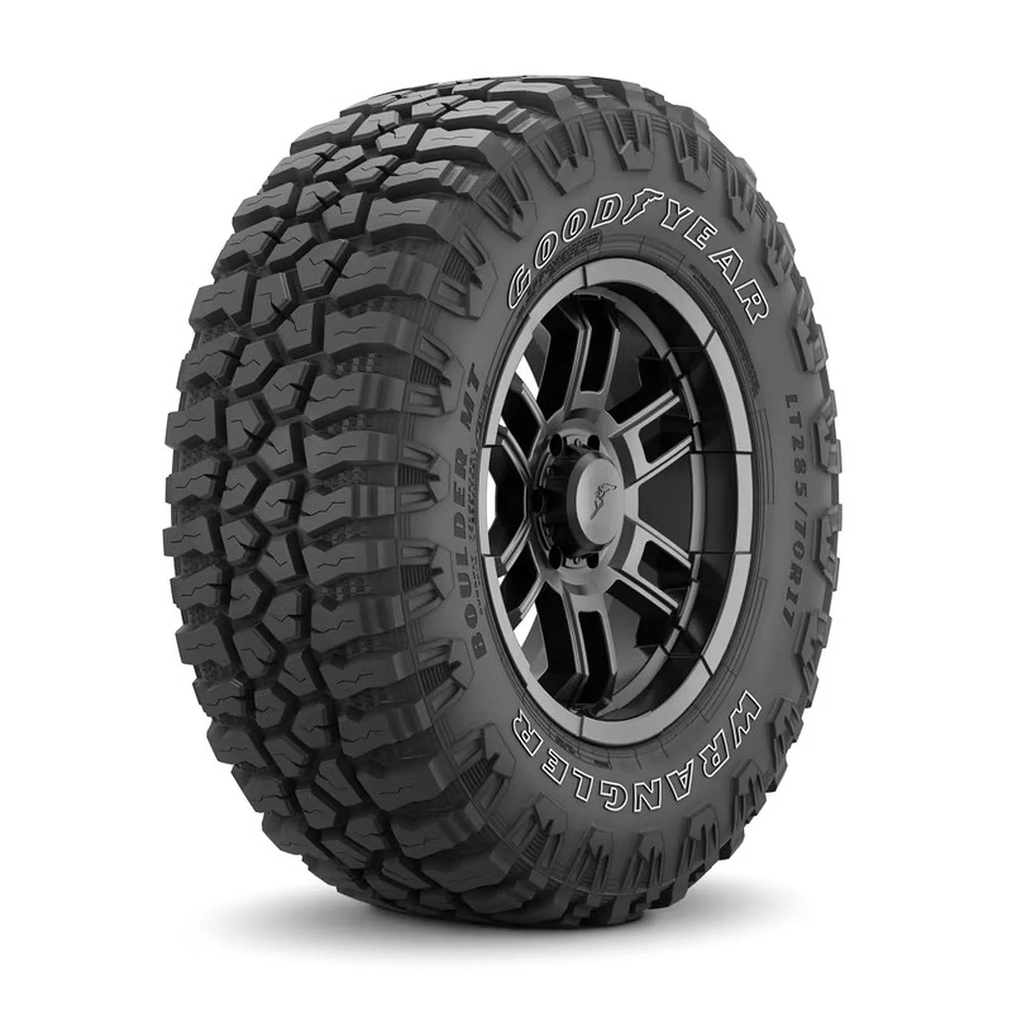 LT275/70R18 Goodyear Wrangler Boulder MT Mud Terrain 125P E Light Truck Tire - Gun Hill Tire House (WTW - WHOLESALE TIRES & WHEELS)