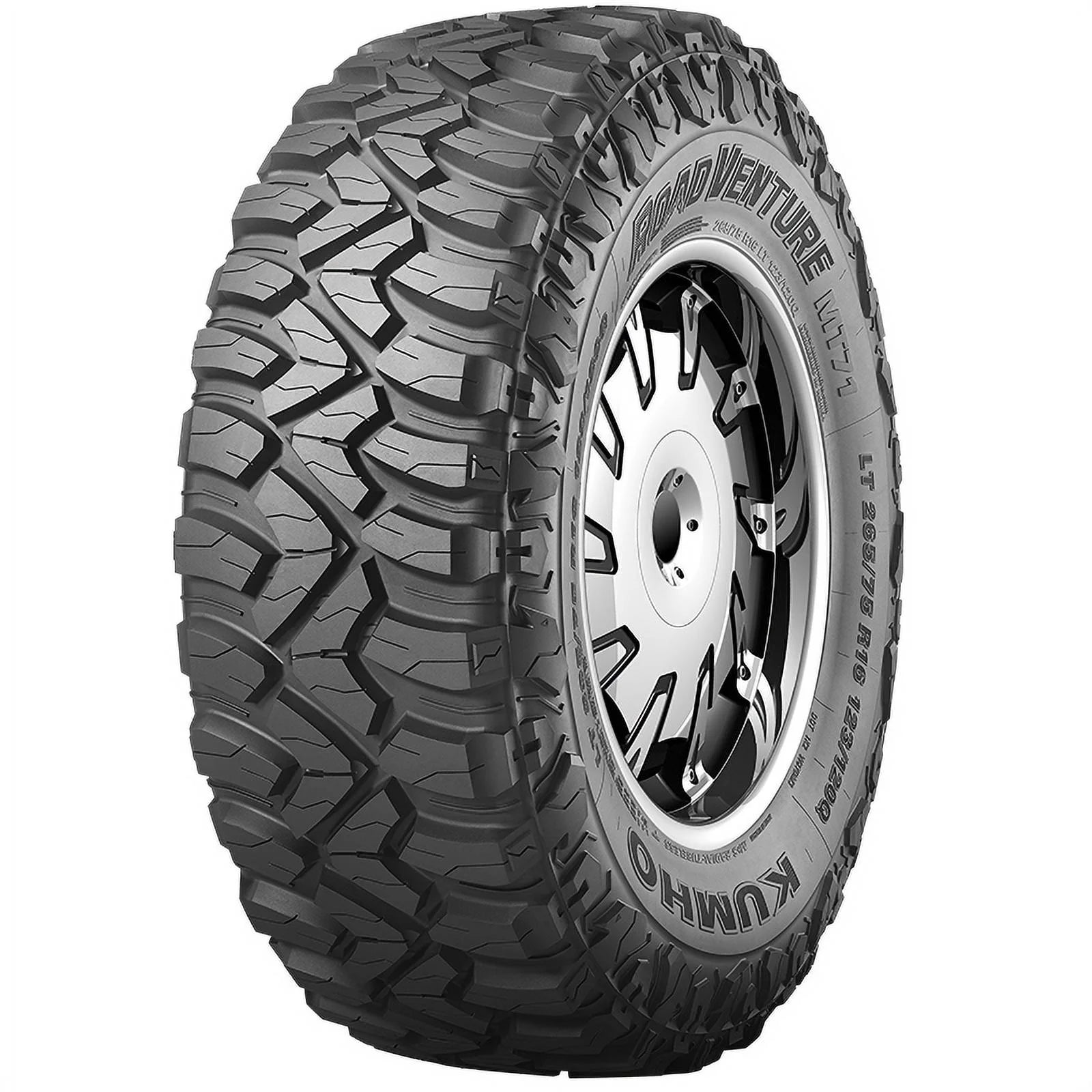 LT275/65R20 Kumho Road Venture MT71 Mud Terrain 126/123Q E Light Truck Tire - Gun Hill Tire House (WTW - WHOLESALE TIRES & WHEELS)