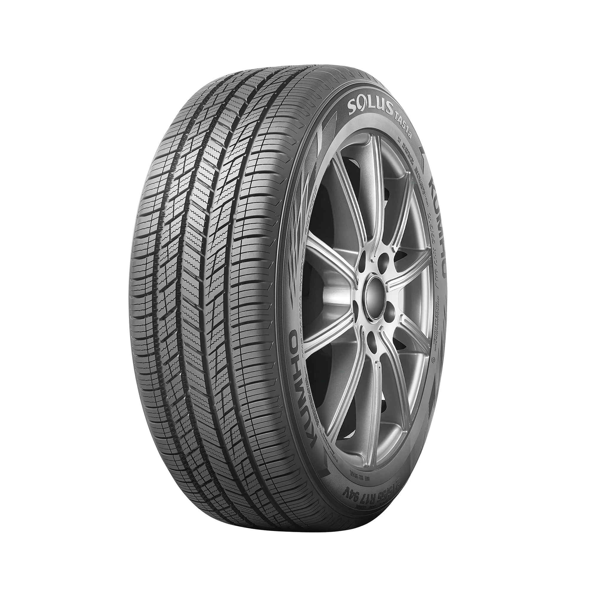 245/40R18 Kumho Solus Ta51A All Season 97V XL Passenger Tire - Gun Hill Tire House (WTW - WHOLESALE TIRES & WHEELS)