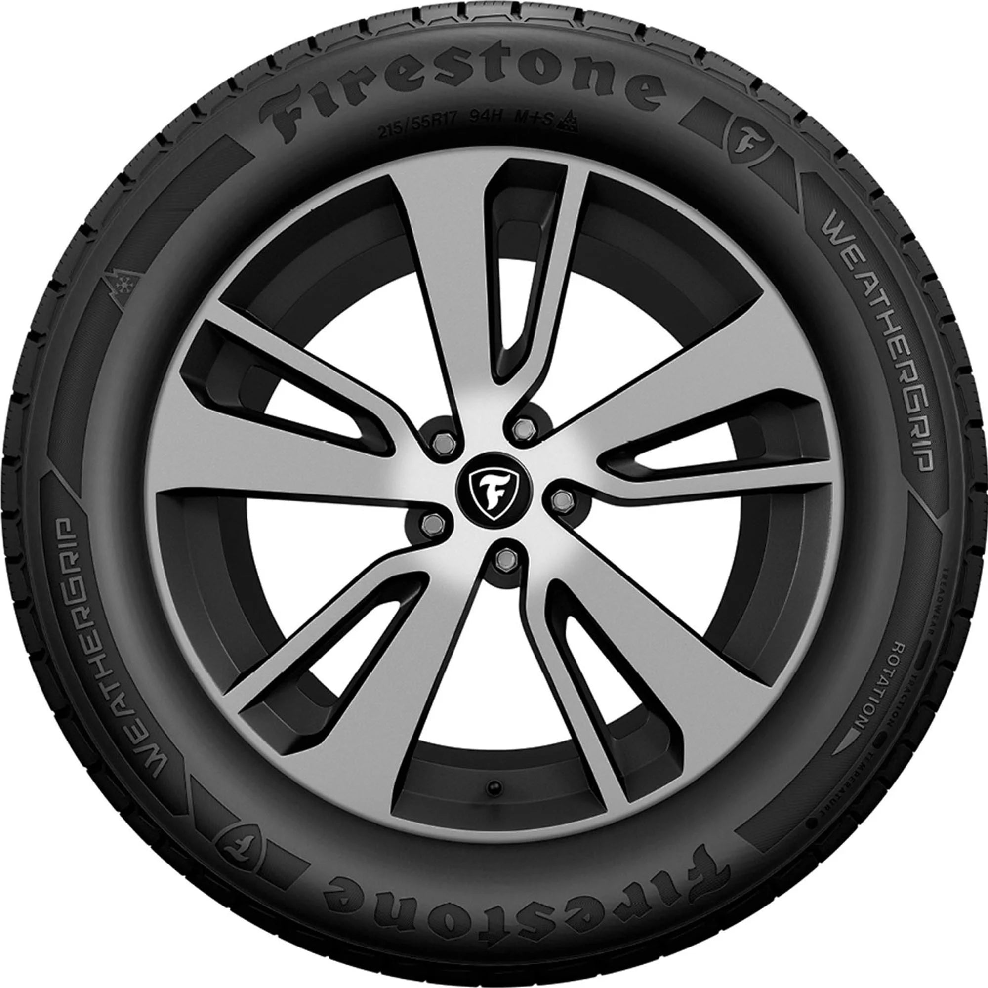 185/65R15 Firestone Weathergrip All Weather 88H Passenger Tire - Gun Hill Tire House (WTW - WHOLESALE TIRES & WHEELS)