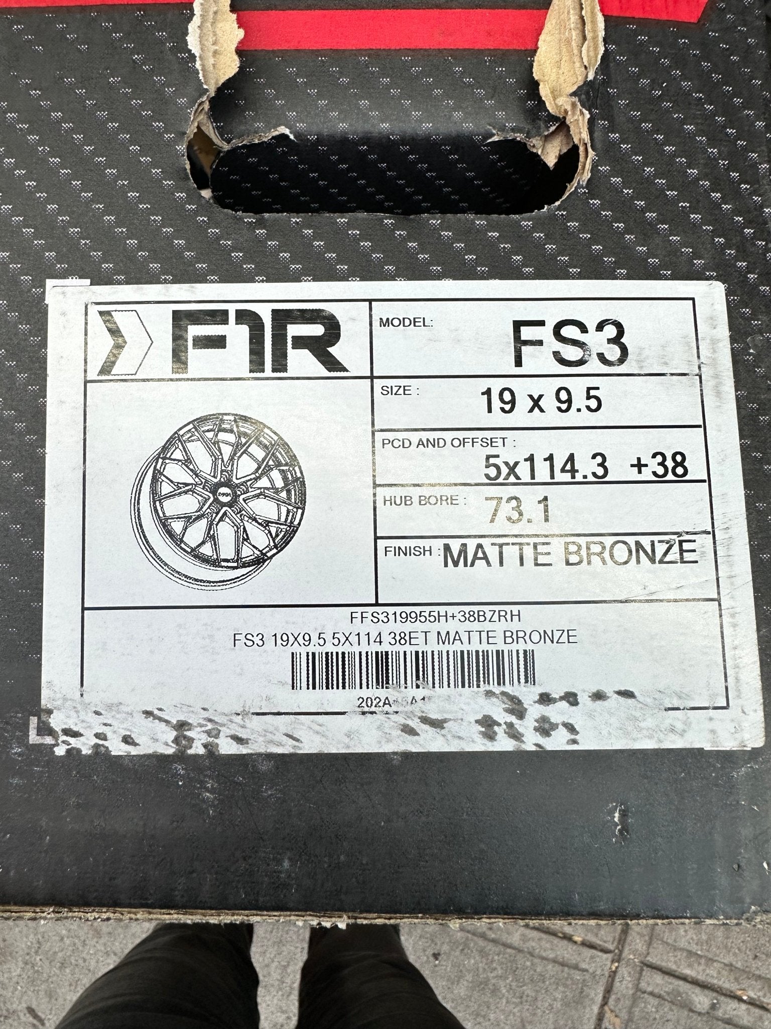 F1R FS3 19X9.5 5X114.3 MATTE BRONZE - Gun Hill Tire House (WTW - WHOLESALE TIRES & WHEELS)