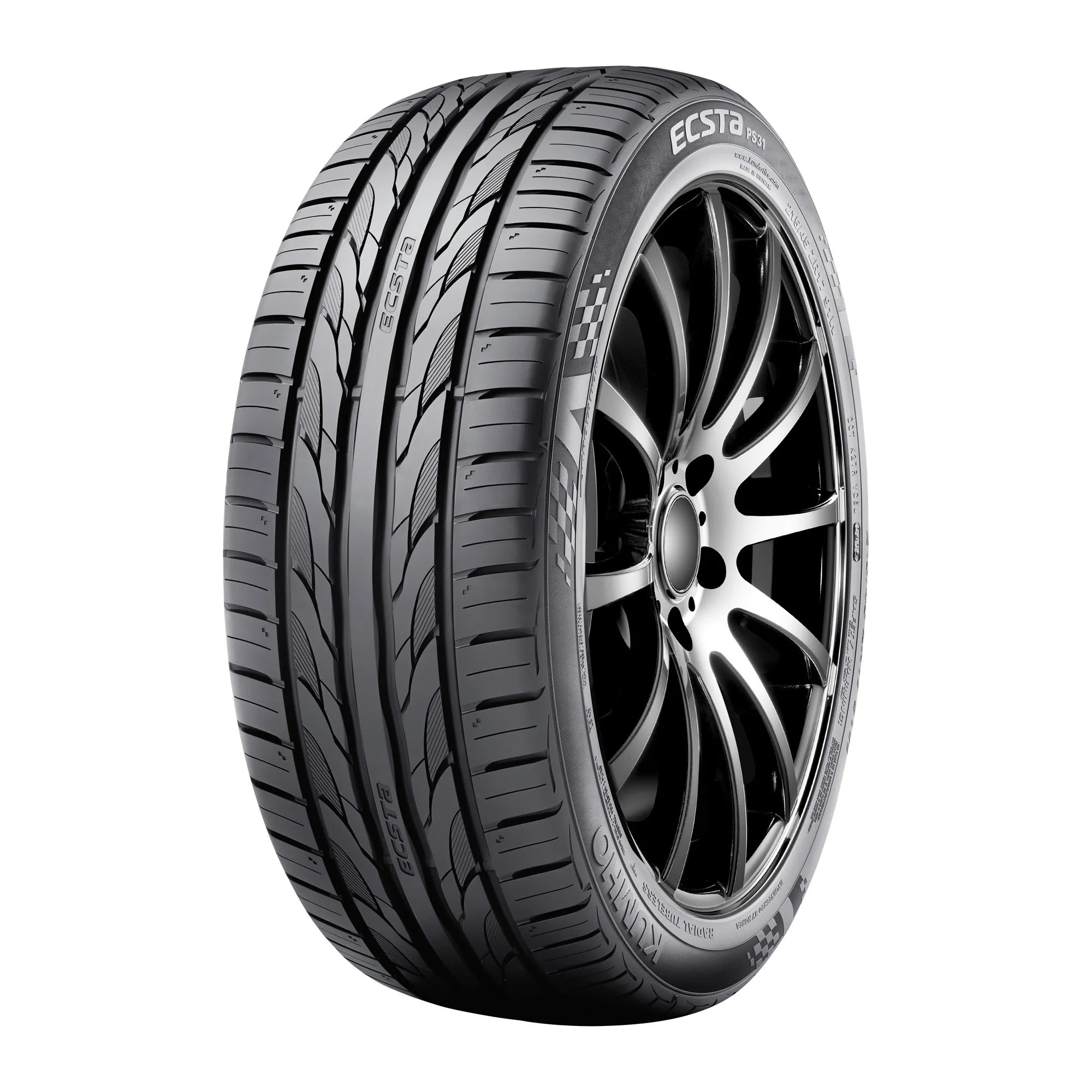 225/50ZR18 Kumho Ecsta PS31 UHP Summer 95W Passenger Tire - Gun Hill Tire House (WTW - WHOLESALE TIRES & WHEELS)