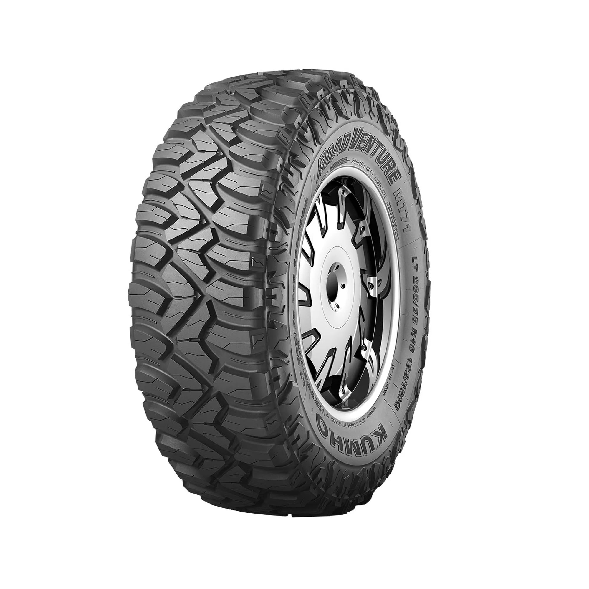 LT295/70R18 Kumho Road Venture MT71 Mud Terrain 129/126Q E Light Truck Tire - Gun Hill Tire House (WTW - WHOLESALE TIRES & WHEELS)