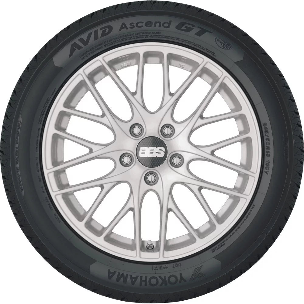 205/60R15 Yokohama Avid Ascend GT 91H BW All Season Tire - Gun Hill Tire House (WTW - WHOLESALE TIRES & WHEELS)