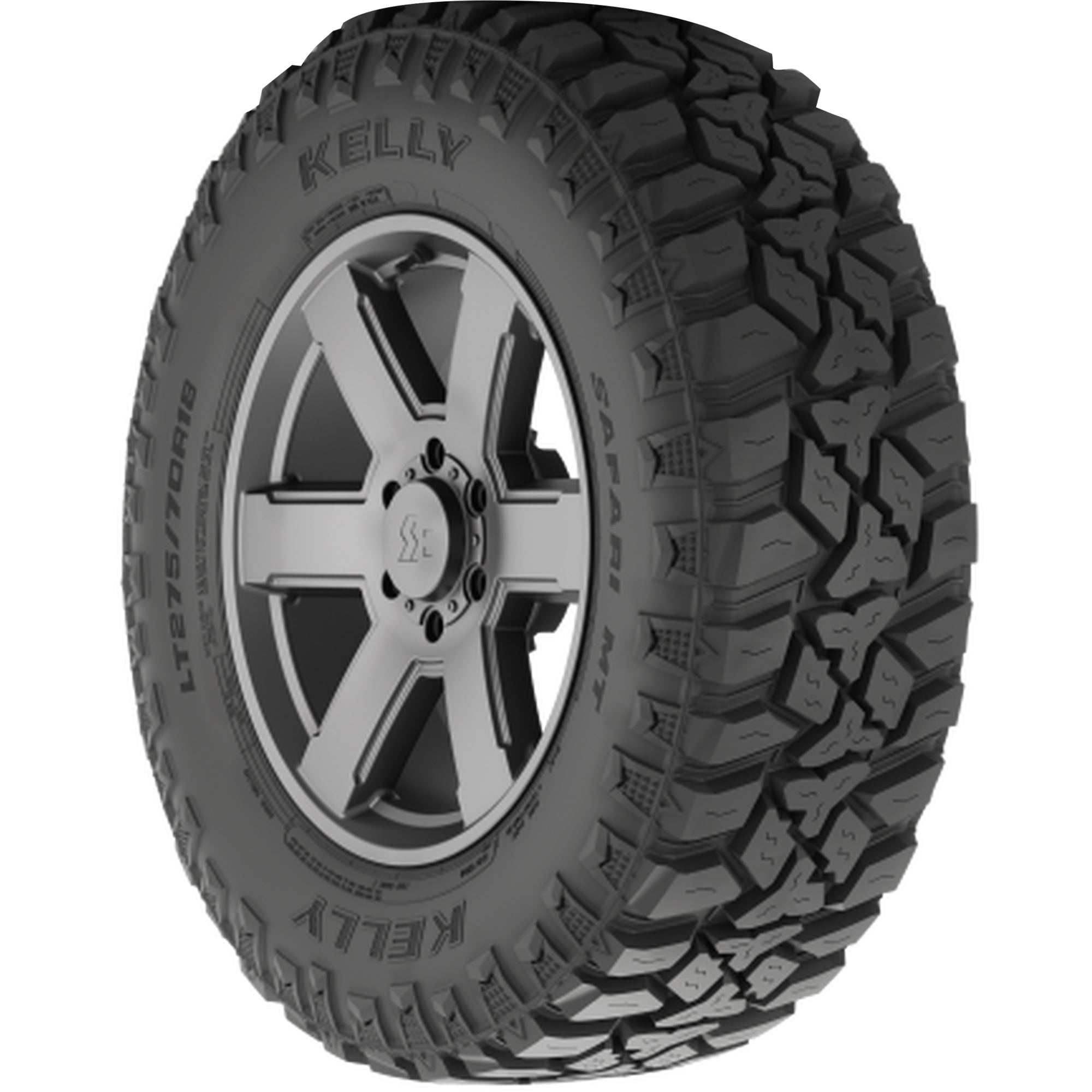 LT275/65R18 Kelly Safari MT Mud Terrain 123/120Q E Light Truck Tire - Gun Hill Tire House (WTW - WHOLESALE TIRES & WHEELS)