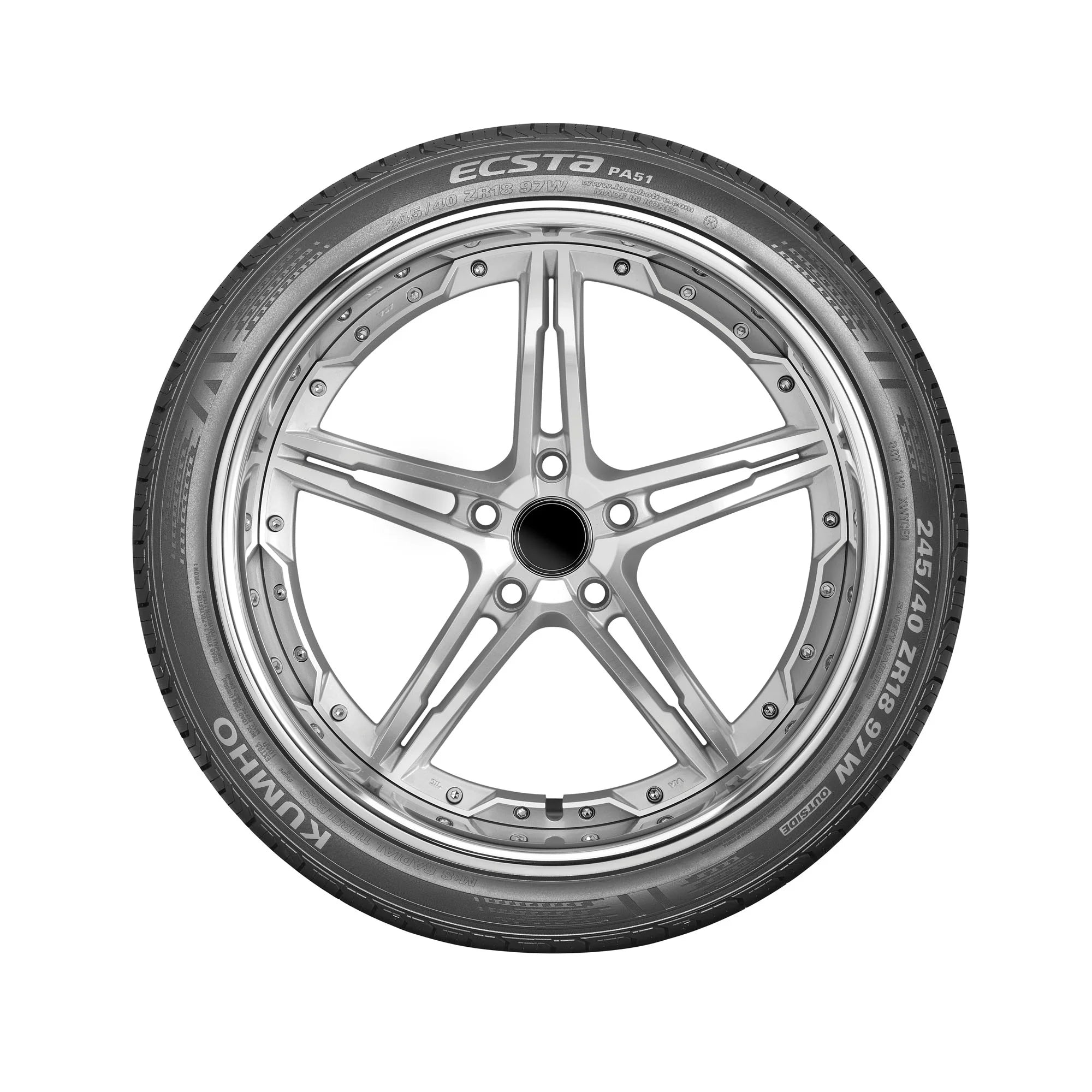 285/35R19 Kumho Ecsta PA51 All Season 99W Passenger Tire - Gun Hill Tire House (WTW - WHOLESALE TIRES & WHEELS)