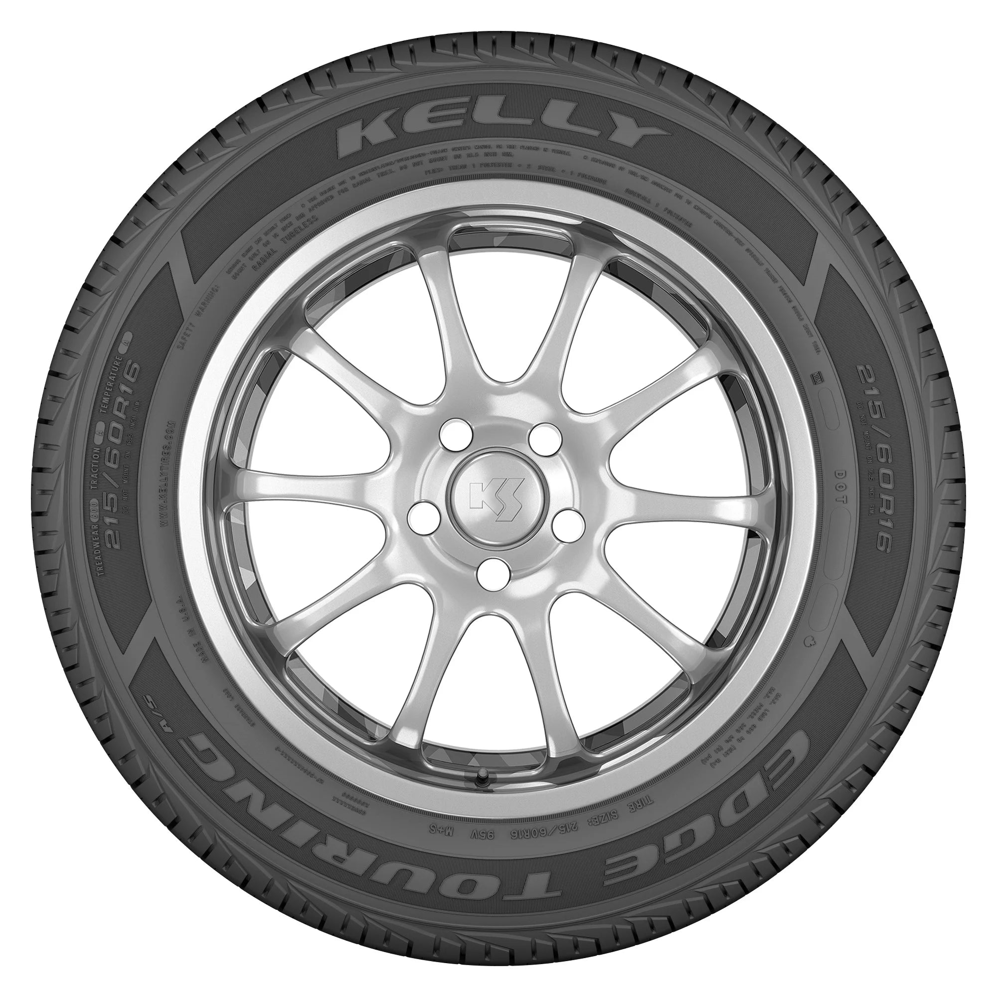 205/55R17 Kelly Edge Touring A/S 91V All - Season Tire Fits: 2019 - 21 Volkswagen Jetta Execline, 2018 - 23 Nissan Kicks SR - Gun Hill Tire House (WTW - WHOLESALE TIRES & WHEELS)