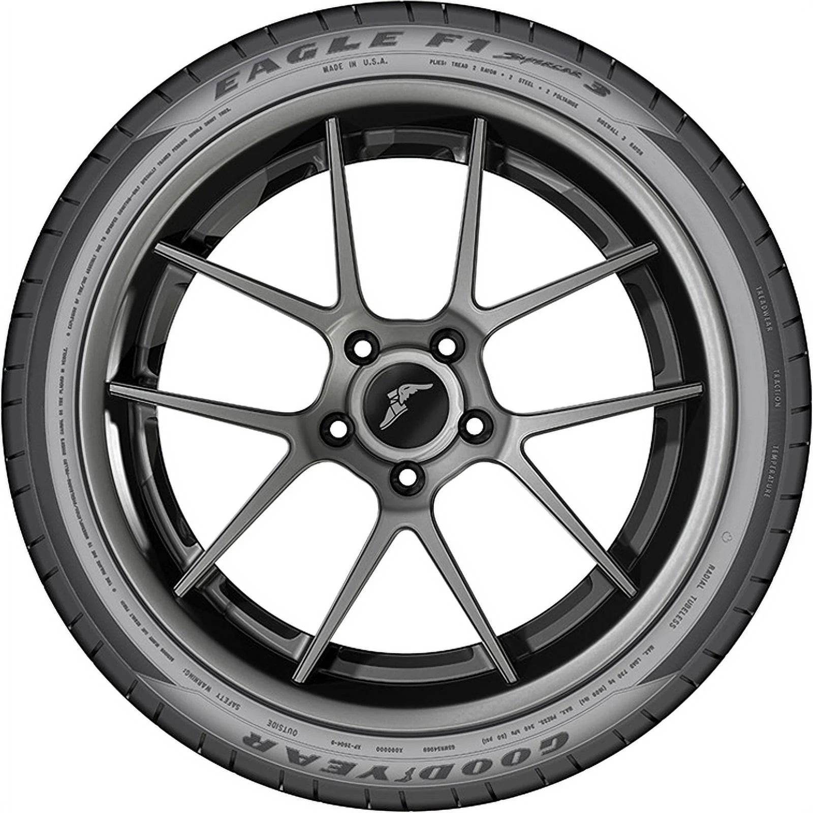 305/30R20 Goodyear Eagle F1 Supercar 3 Sport (99Y) Passenger Tire - Gun Hill Tire House (WTW - WHOLESALE TIRES & WHEELS)